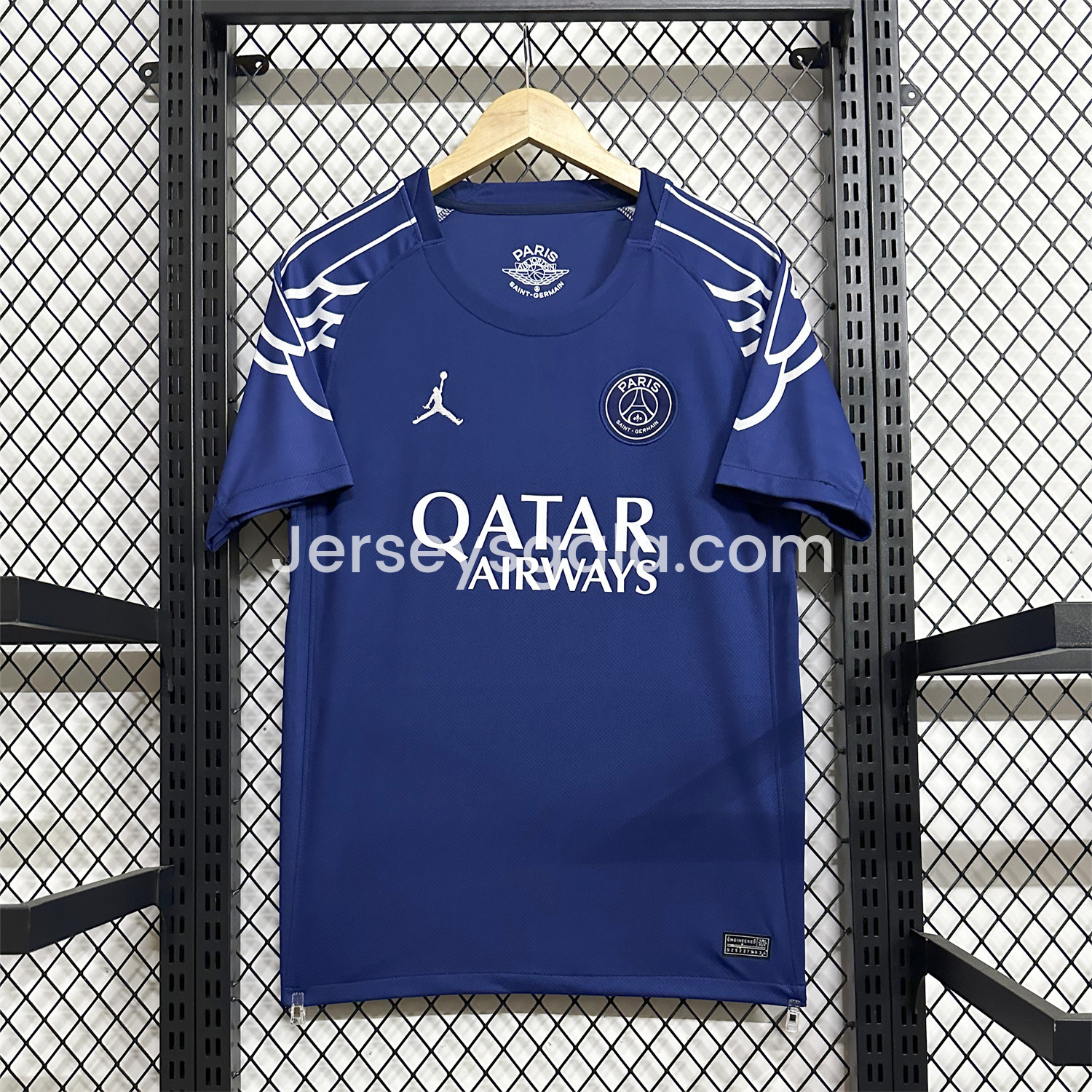 JerseysGala.com | Paris Saint-Germain PSG 24-25 Fourth Jersey - Fans Version -Customize Name, Number and Patch | Worldwide Shipping