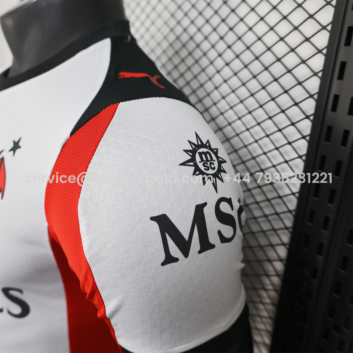 JerseysGala.com | AC Milan 25-26 Away White Jersey - Player Version -Customize Name, Number and Patch | Worldwide Shipping