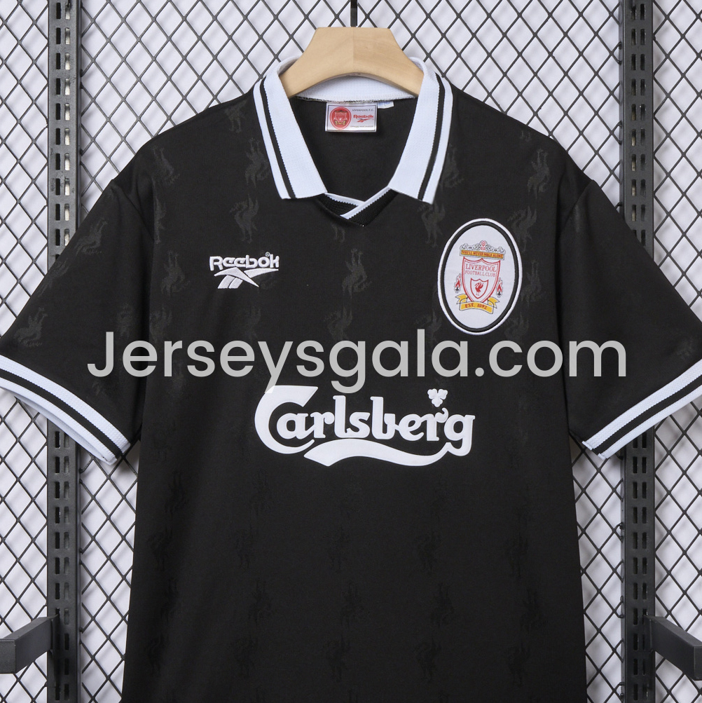 JerseysGala.com | Retro Liver.pool 1996-97 Black Special Jersey -Customize Name, Number and Patch | Worldwide Shipping