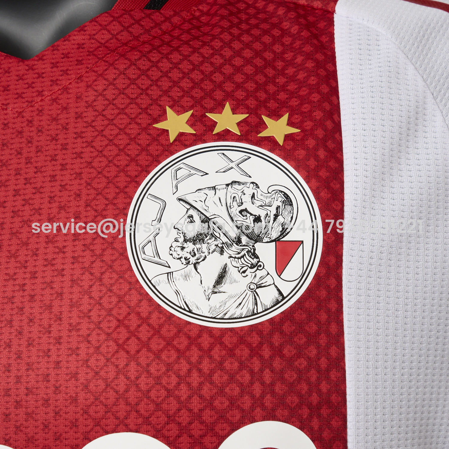 JerseysGala.com | Ajax 25-26 Home Jersey - Player Version -Customize Name, Number and Patch | Worldwide Shipping