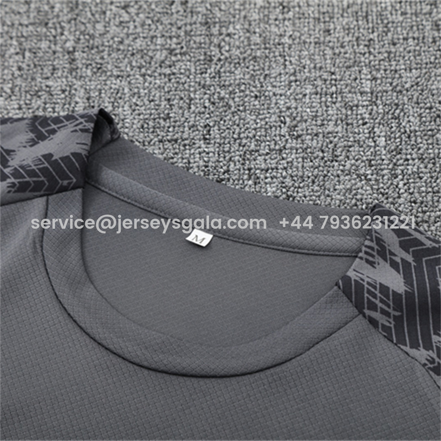 JerseysGala.com | Feyenoord 25-26 Kids Short-Sleeve Training Set - Dark Gray Top & Dark Gray Shorts -Customize Name, Number and Patch | Worldwide Shipping