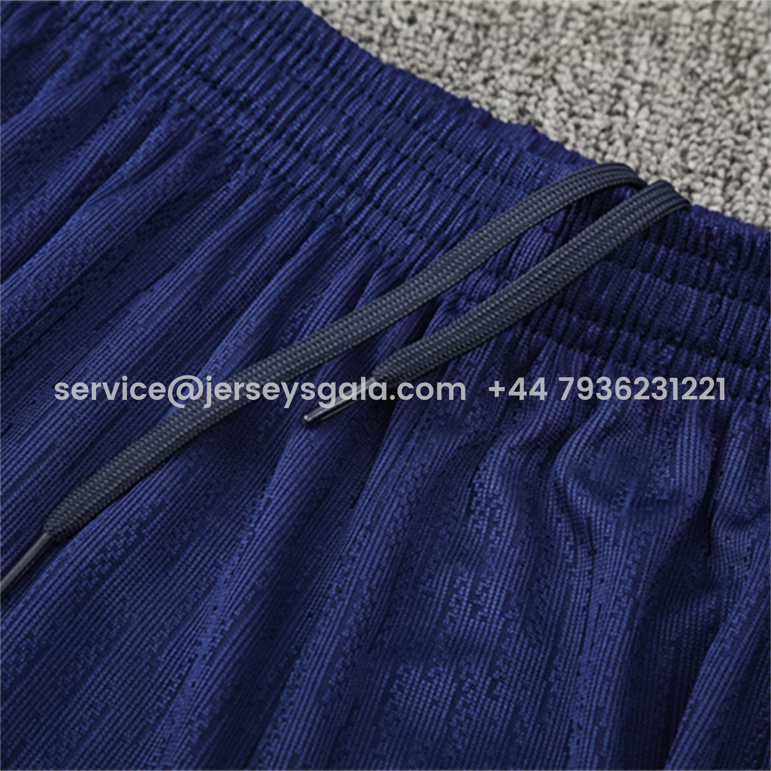 JerseysGala.com | Barcelona 25-26 Kids Long Sleeve Training Set - Royal Blue Top Yellow Sponsor & Royal Blue Pants -Customize Name, Number and Patch | Worldwide Shipping