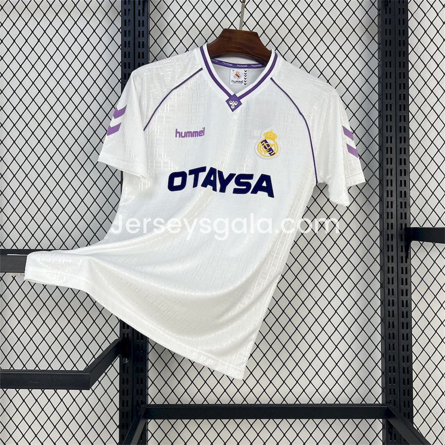 JerseysGala.com | Retro Real Madrid 1990-92 Home Jersey -Customize Name, Number and Patch | Worldwide Shipping