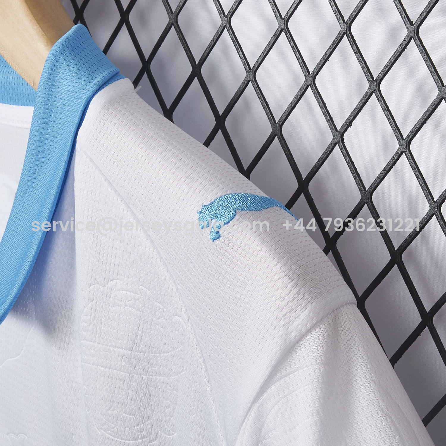 JerseysGala.com | Marseille 25-26 Home Jersey - Fans Version -Customize Name, Number and Patch | Worldwide Shipping