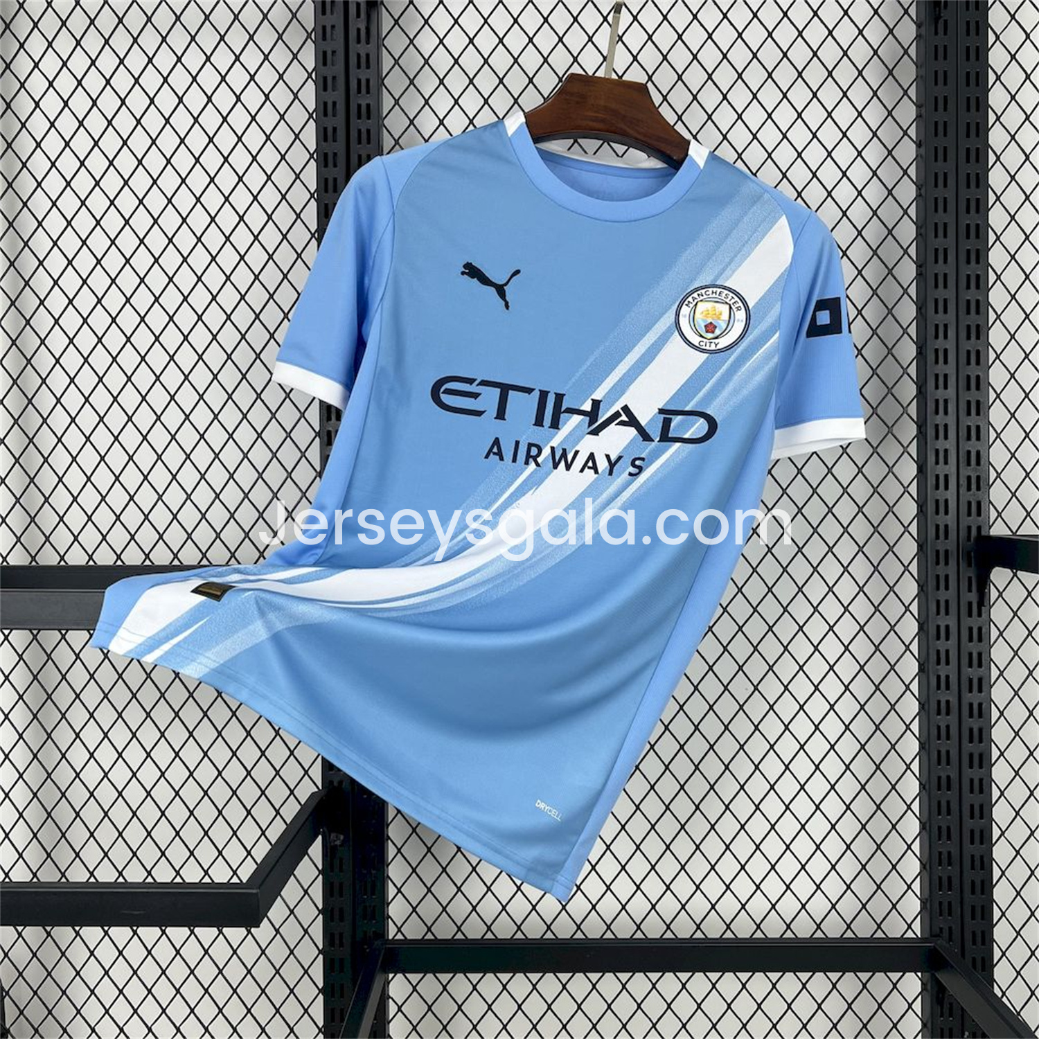 JerseysGala.com | Manchester City 25-26 Home Jersey - Fans Version -Customize Name, Number and Patch | Worldwide Shipping