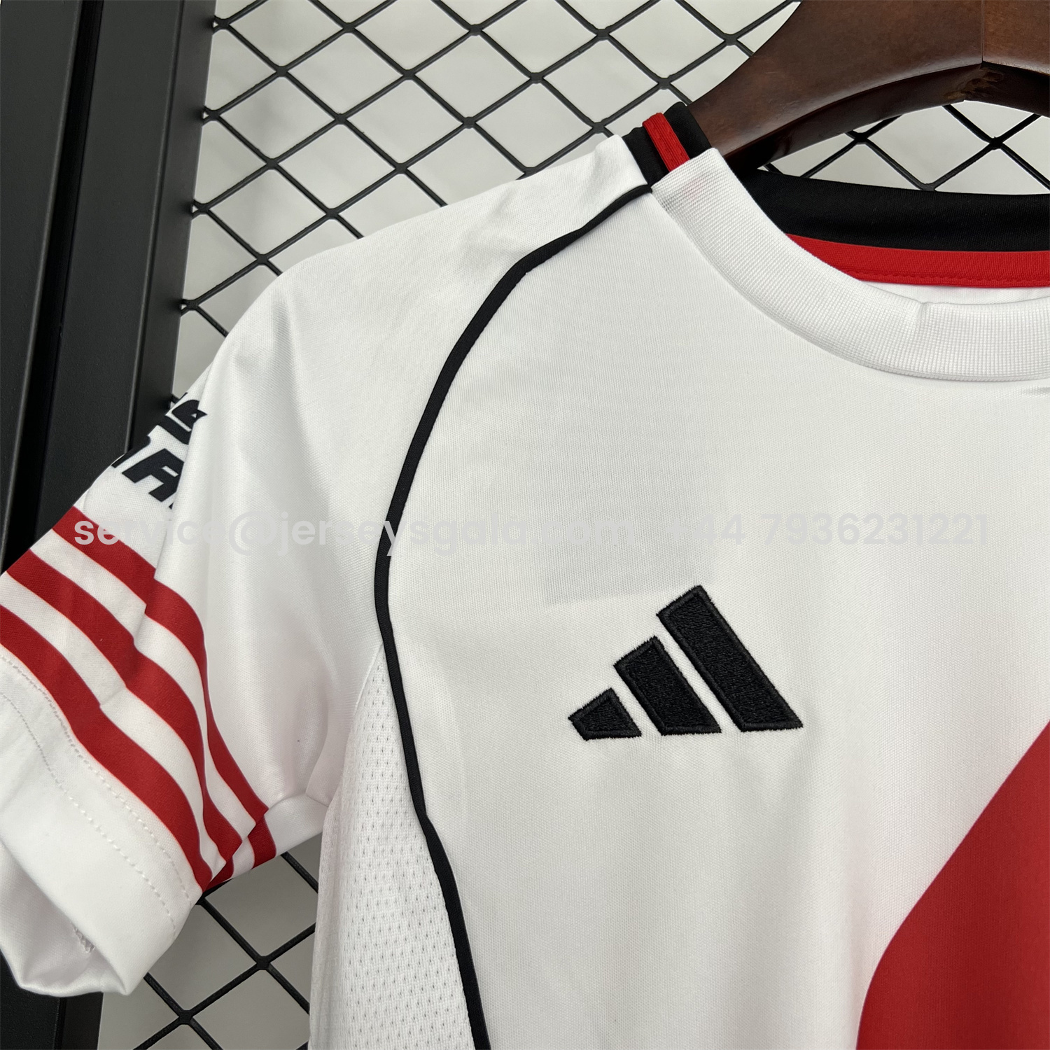 JerseysGala.com | River Plate 25-26 Home Unsponsored Kids Kit -Customize Name, Number and Patch | Worldwide Shipping