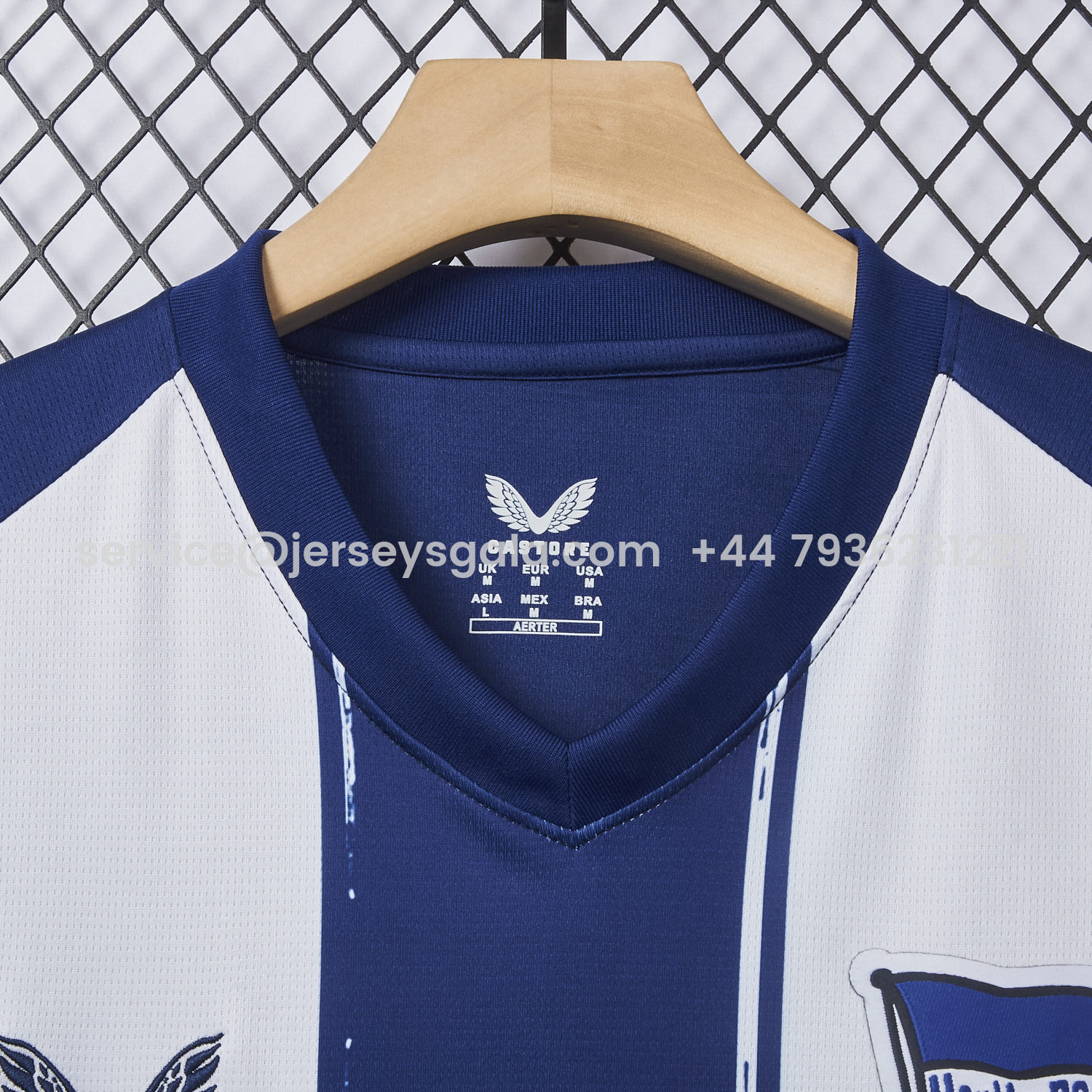 JerseysGala.com | Hertha BSC 25-26 Home Jersey - Fans Version -Customize Name, Number and Patch | Worldwide Shipping