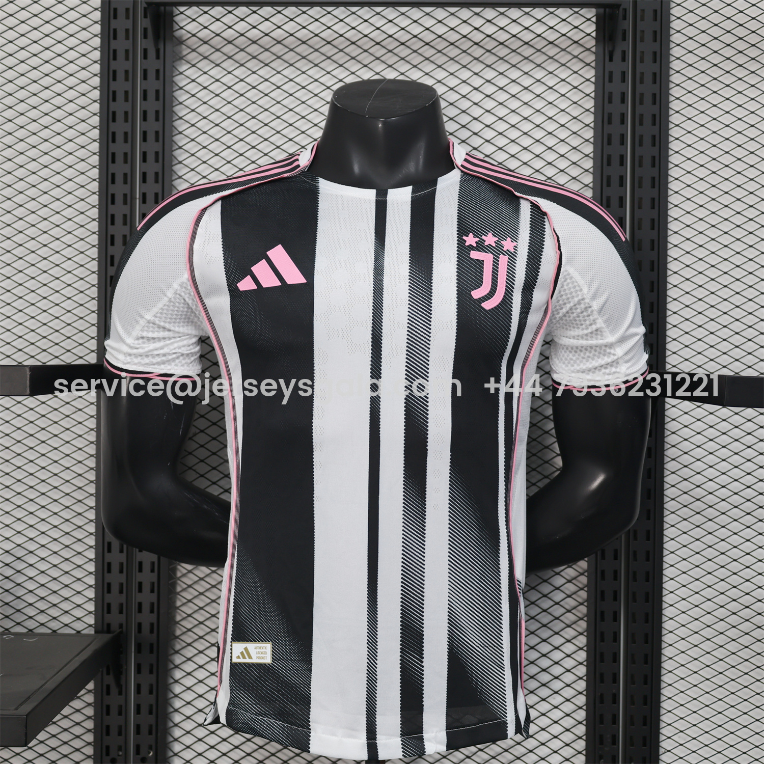 JerseysGala.com | Juventus 25-26 Home Stadium Jersey - Player Version -Customize Name, Number and Patch | Worldwide Shipping