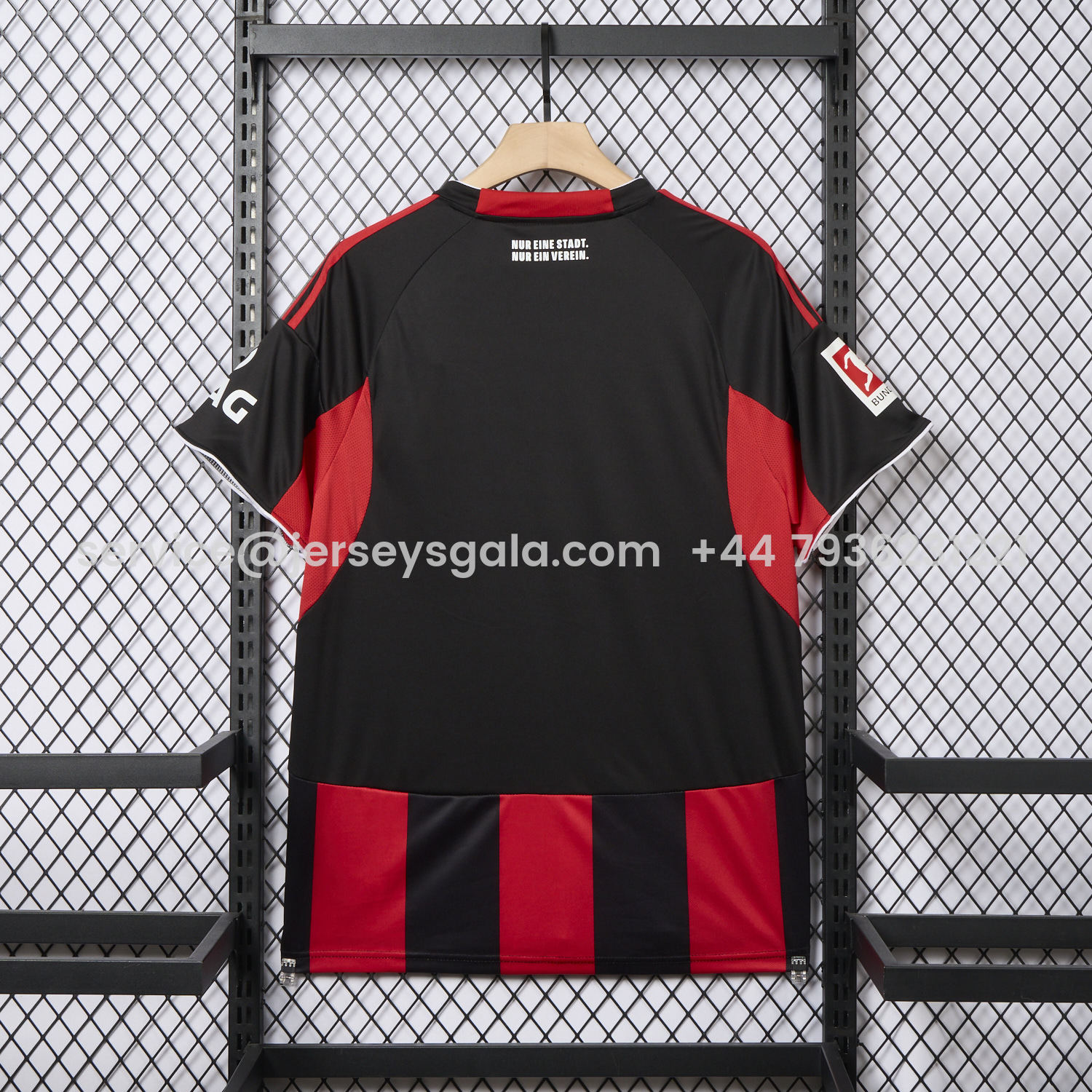 JerseysGala.com | Frankfurt 25-26 Home Red Jersey - Fans Version -Customize Name, Number and Patch | Worldwide Shipping