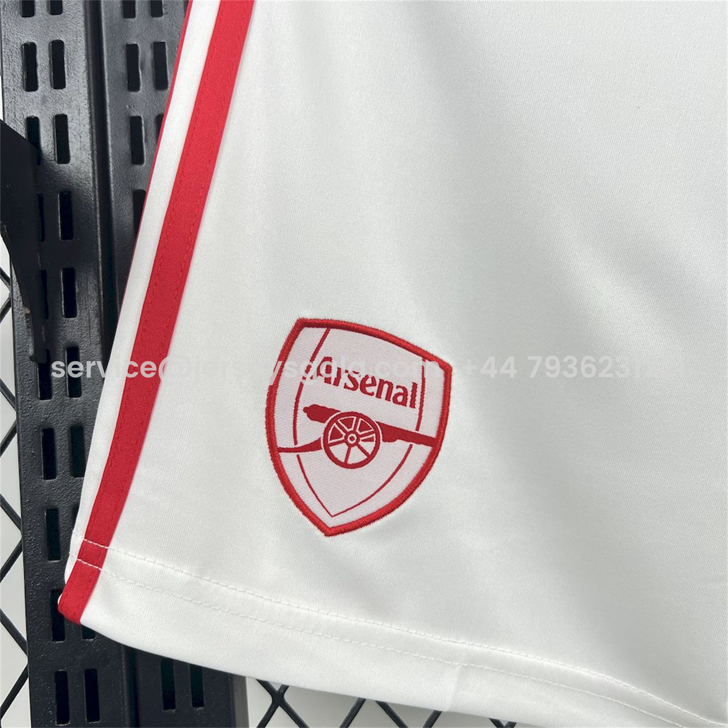 JerseysGala.com | Arsenal 25-26 Home White Shorts - Fans Version -Customize Name, Number and Patch | Worldwide Shipping