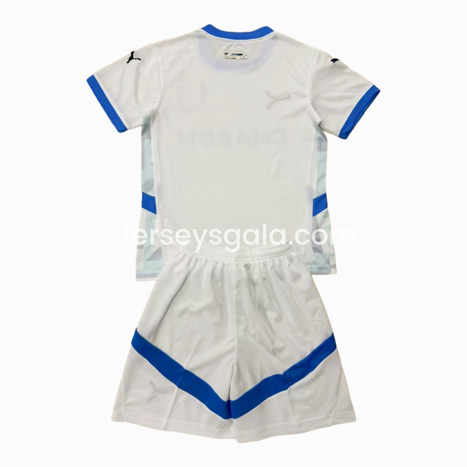 JerseysGala.com | Marseille 24-25 Home Kids Kit -Customize Name, Number and Patch | Worldwide Shipping