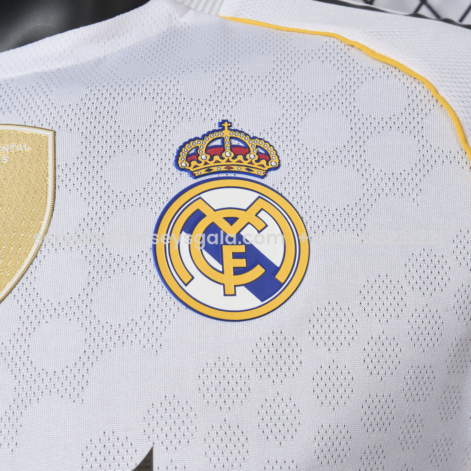 JerseysGala.com | Real Madrid 25-26 Home White Jersey - Player Version -Customize Name, Number and Patch | Worldwide Shipping