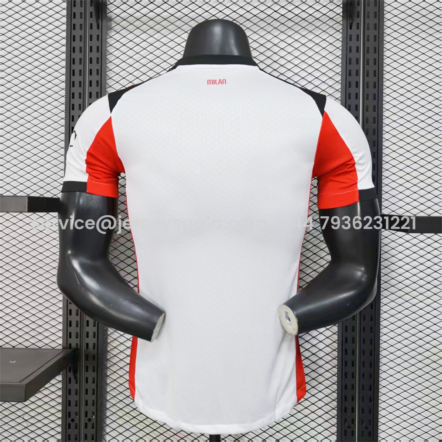 JerseysGala.com | AC Milan 25-26 Away White Jersey - Player Version -Customize Name, Number and Patch | Worldwide Shipping