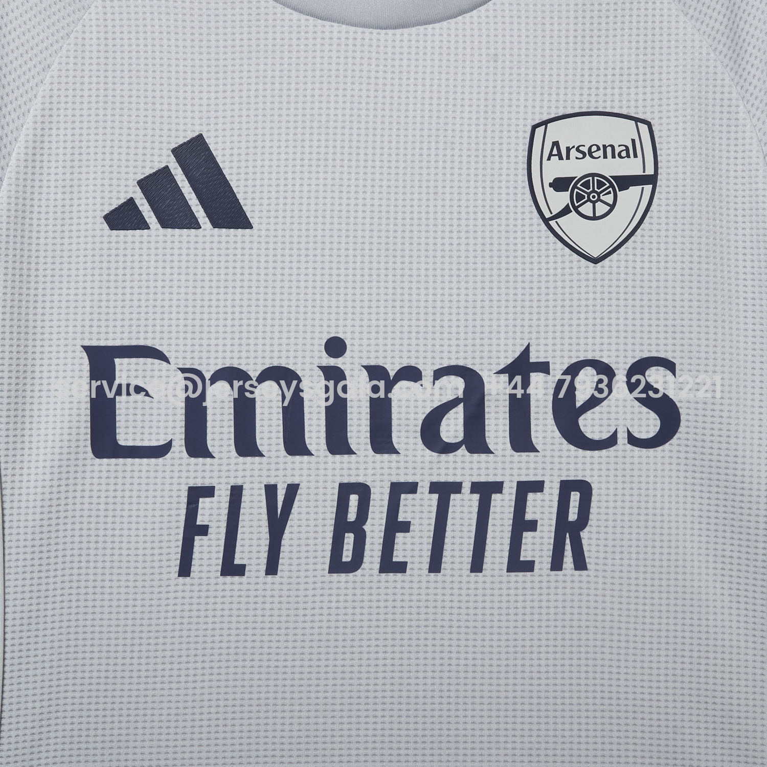 JerseysGala.com | Arsenal 25-26 White Training Jersey - Player Version -Customize Name, Number and Patch | Worldwide Shipping