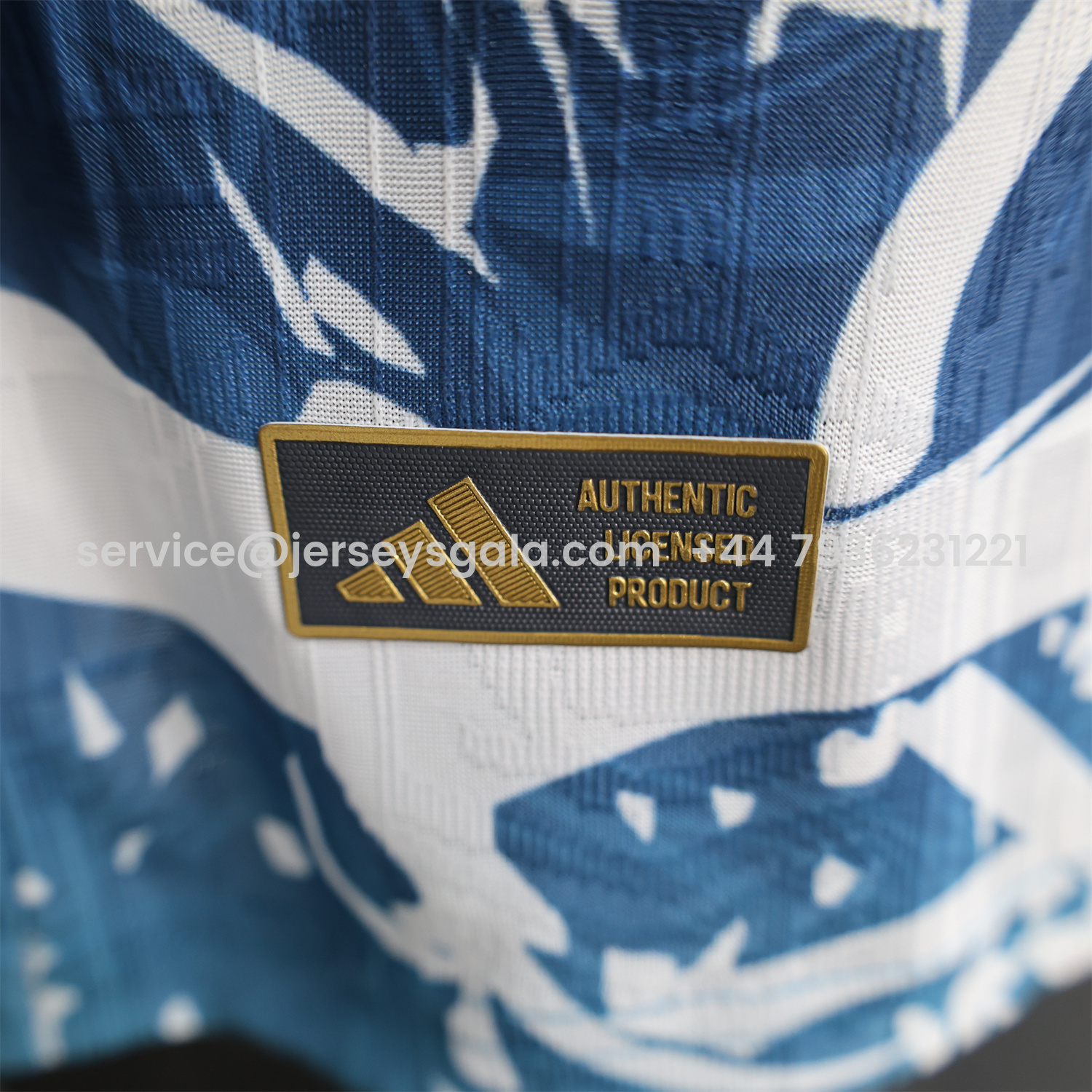 JerseysGala.com | Real Madrid 25-26 Blue Jersey with White Viking Roar Comics - Player Version -Customize Name, Number and Patch | Worldwide Shipping