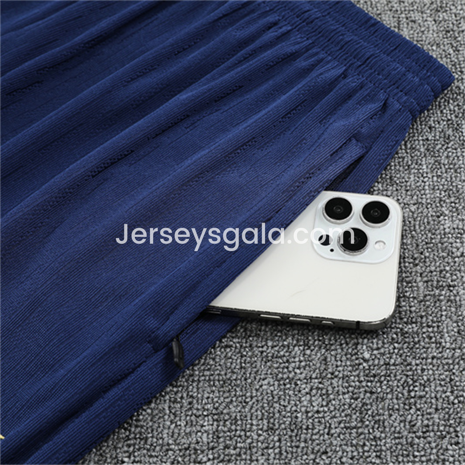 JerseysGala.com | Barcelona 25-26 Kid Long Sleeves Training Set - Royal Blue Top & Royal Blue Pants -Customize Name, Number and Patch | Worldwide Shipping