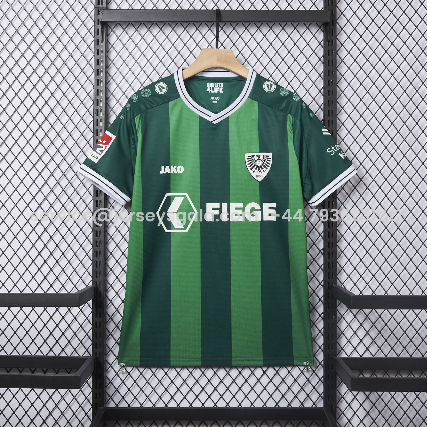 JerseysGala.com | Preussen Munster 25-26 Home Jersey - Fans Version -Customize Name, Number and Patch | Worldwide Shipping