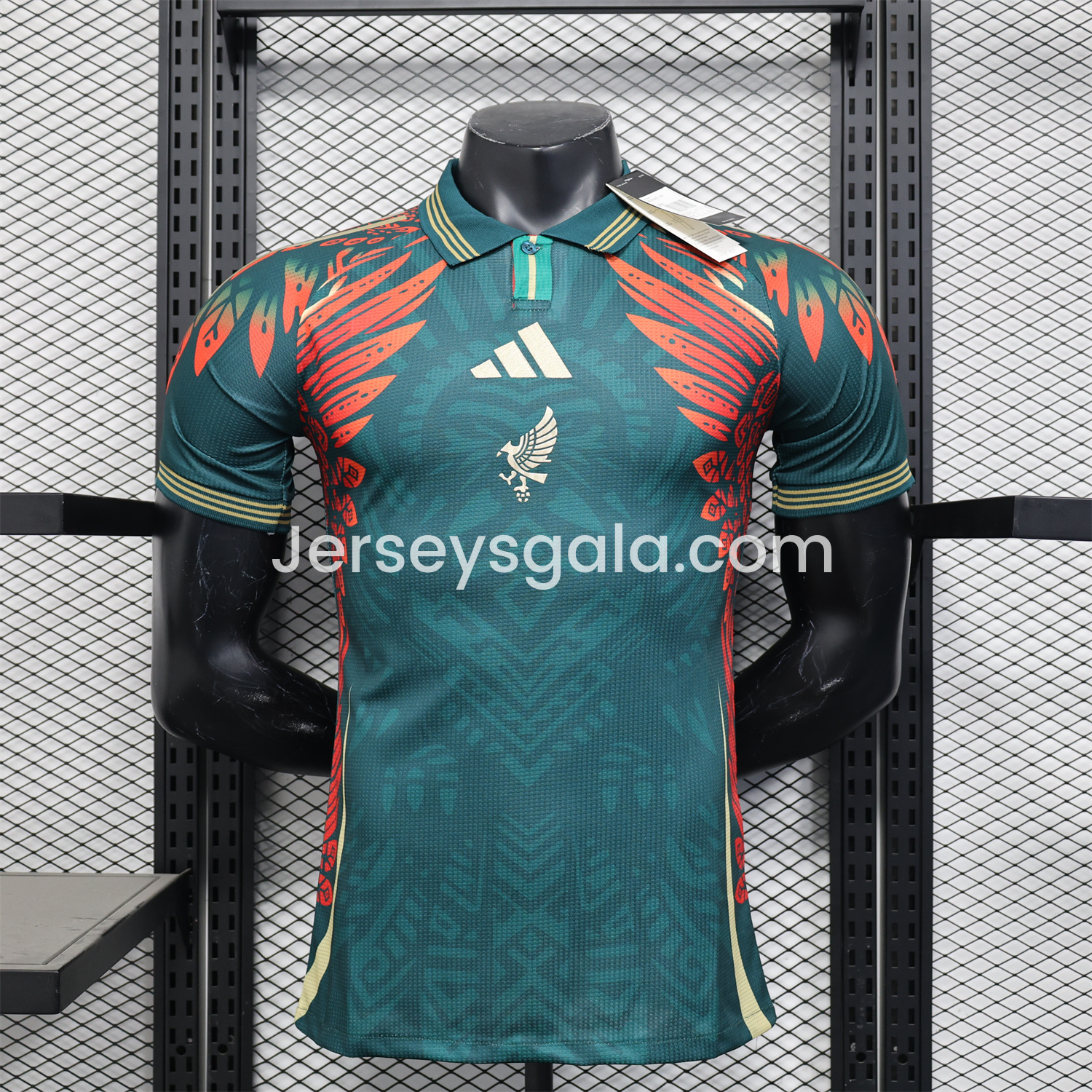 JerseysGala.com | Mexico 2025 Red Eagle Special Edition Green Jersey - Player Version -Customize Name, Number and Patch | Worldwide Shipping