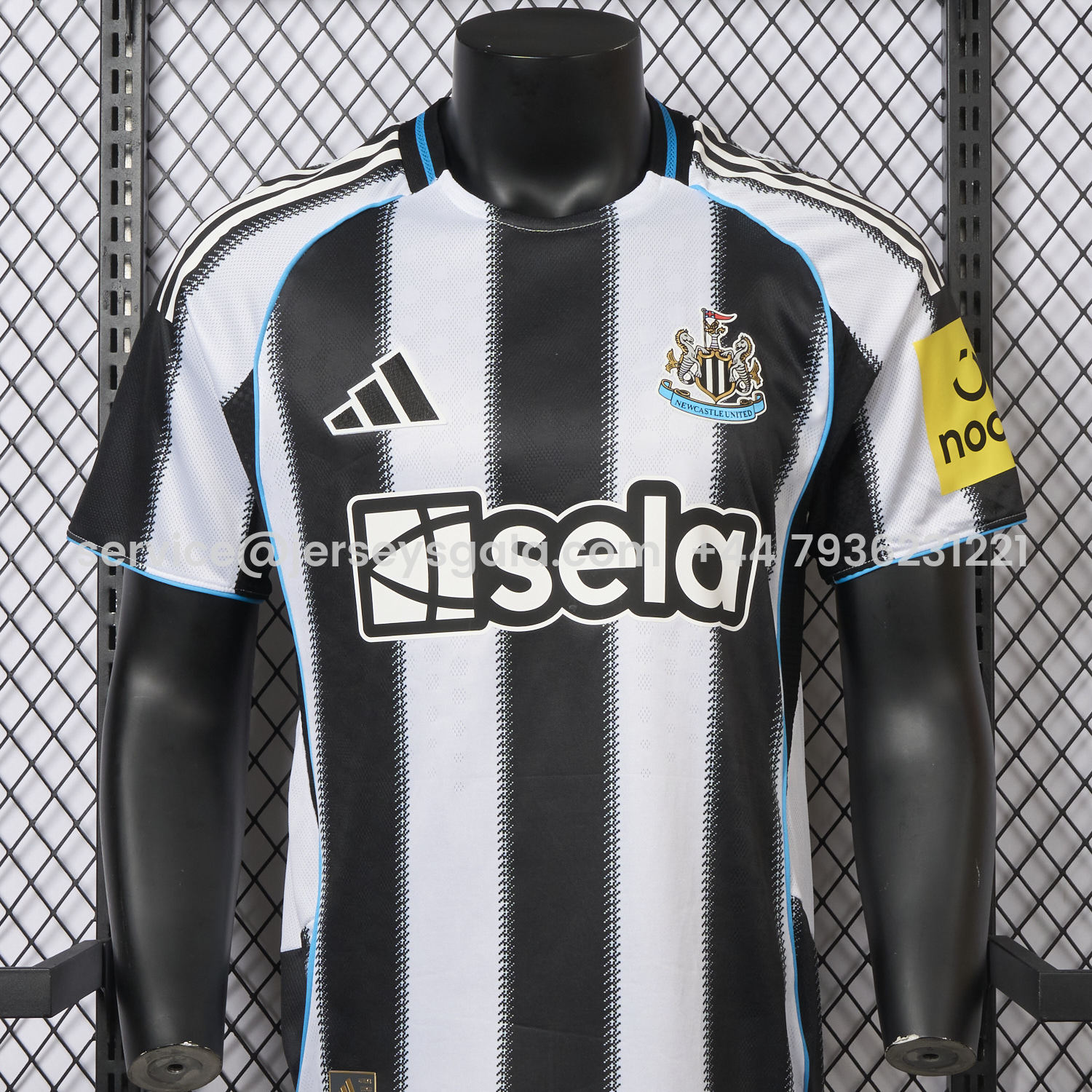 JerseysGala.com | Newcastle United 25-26 Home Jersey - Player Version -Customize Name, Number and Patch | Worldwide Shipping
