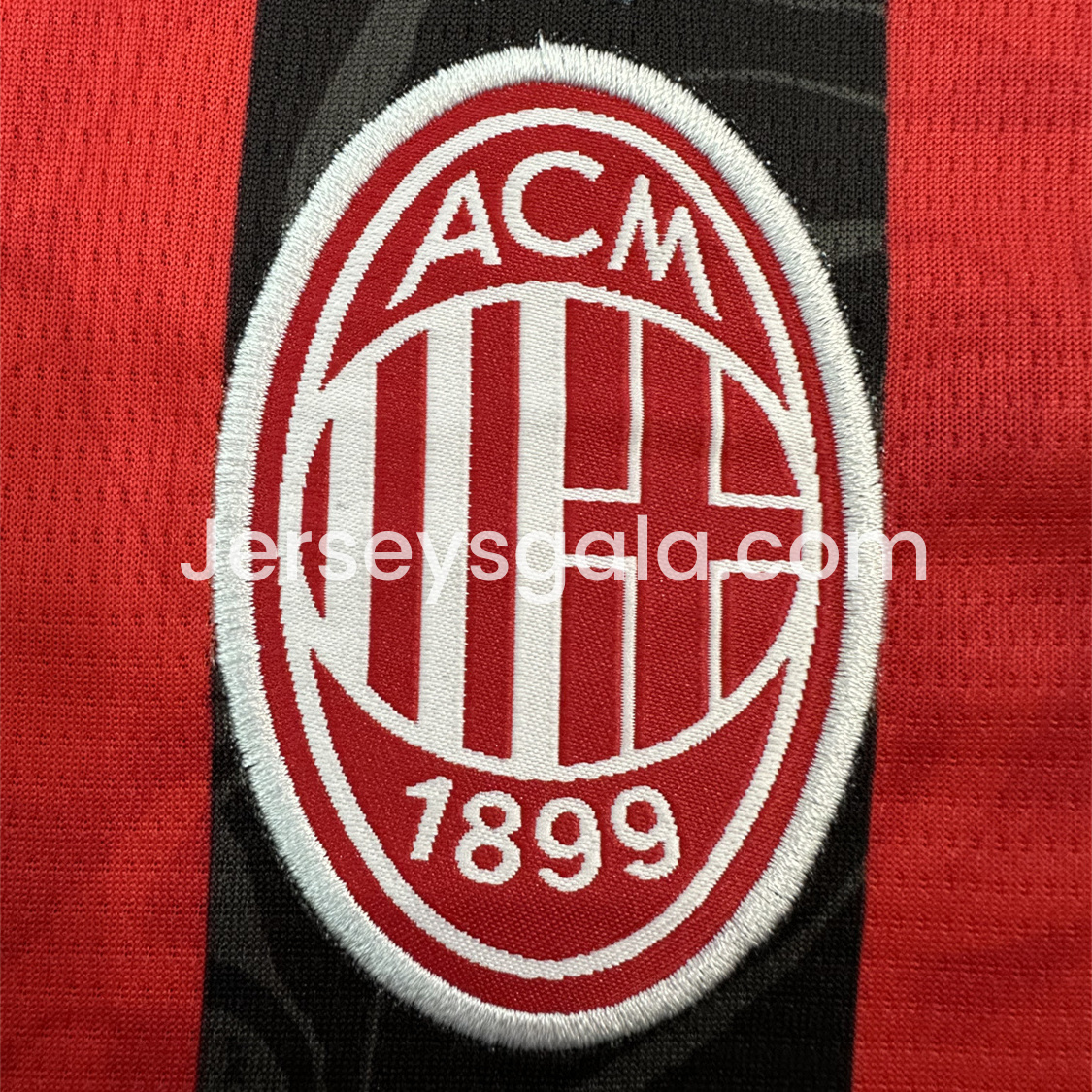JerseysGala.com | AC Milan 25-26 Home Jersey - Fans Version -Customize Name, Number and Patch | Worldwide Shipping
