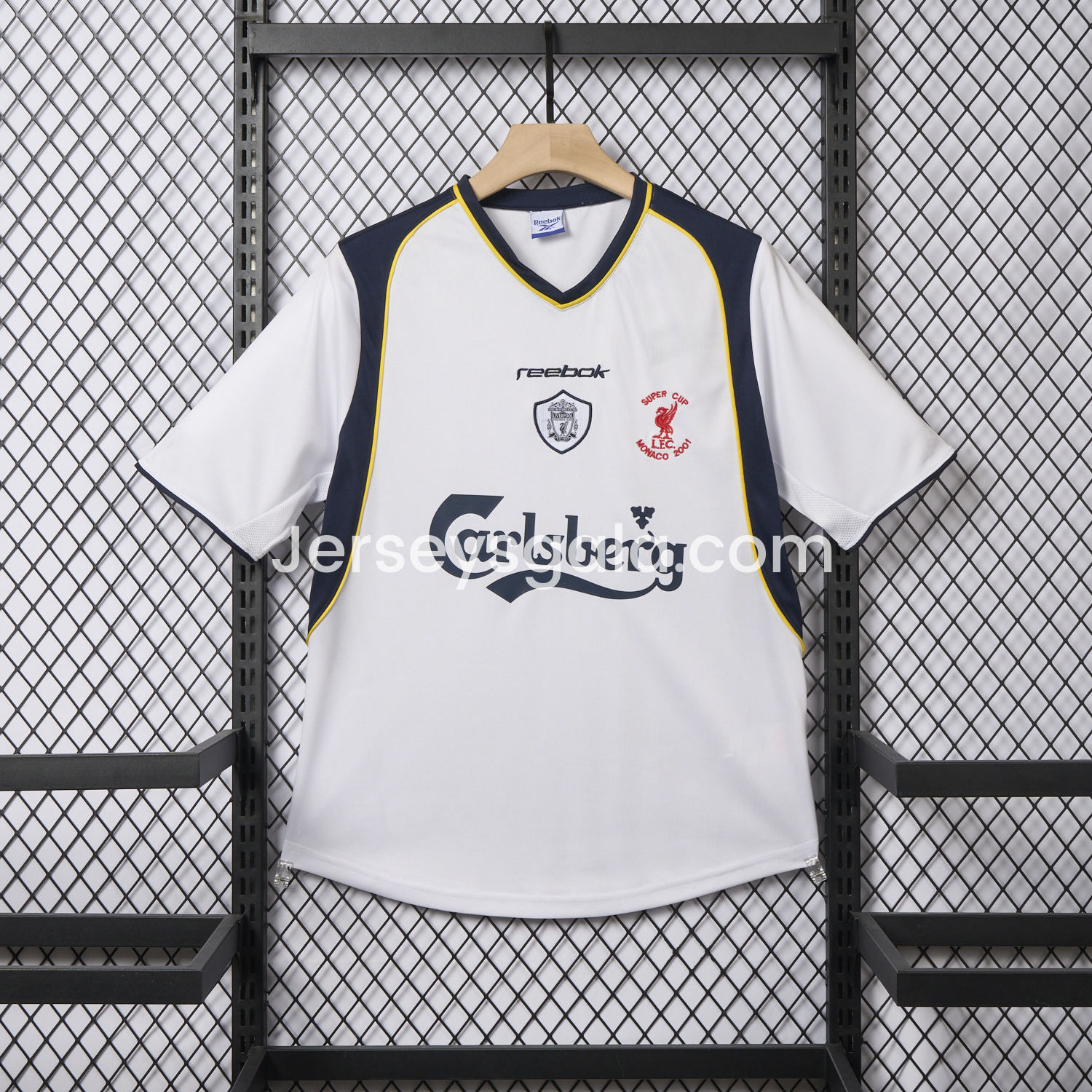 JerseysGala.com | Retro Liver.pool 2000-01 Away Jersey -Customize Name, Number and Patch | Worldwide Shipping