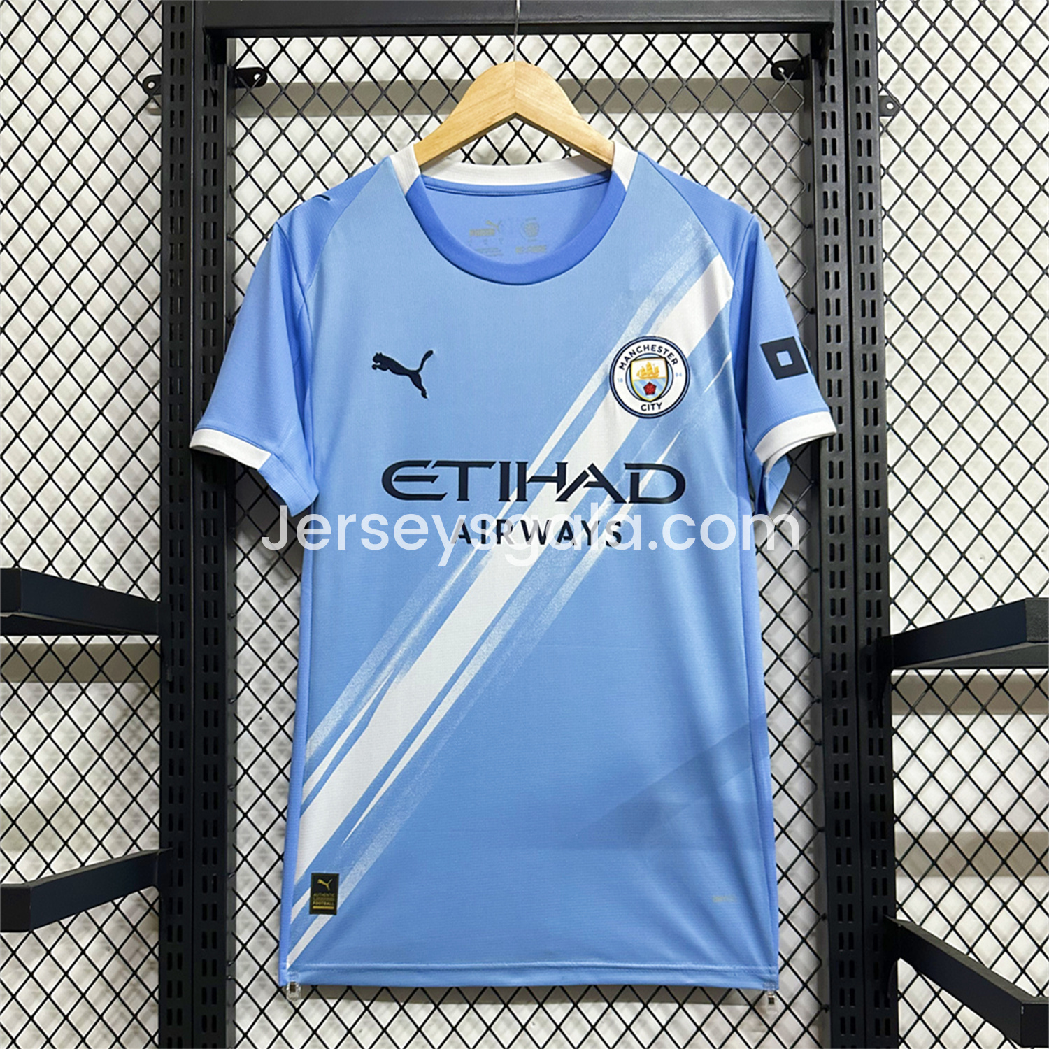 JerseysGala.com | Manchester City 25-26 Home Jersey - Fans Version -Customize Name, Number and Patch | Worldwide Shipping