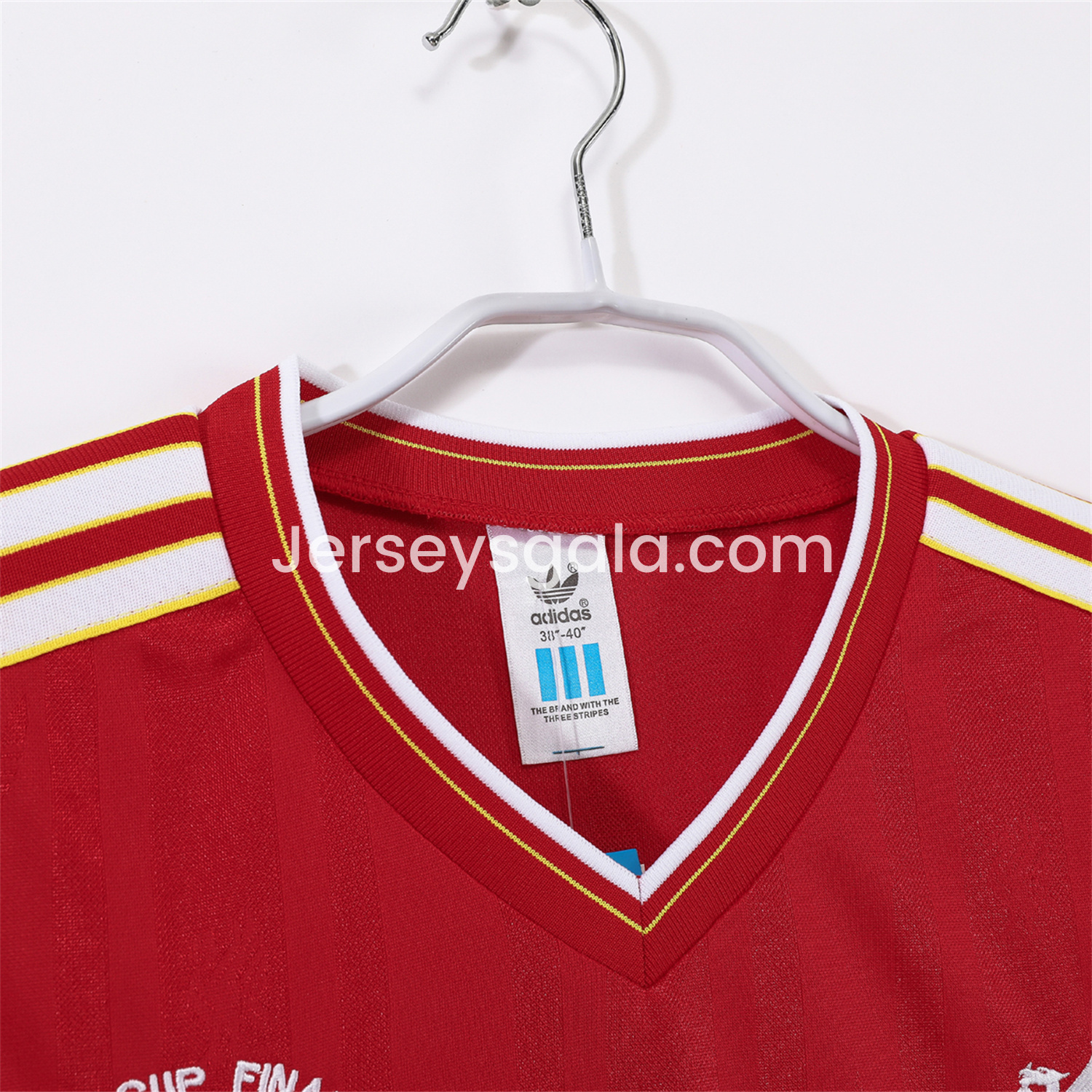 JerseysGala.com | Retro Liver.pool 1985-86 Home Jersey - FA CUP FINAL Version -Customize Name, Number and Patch | Worldwide Shipping
