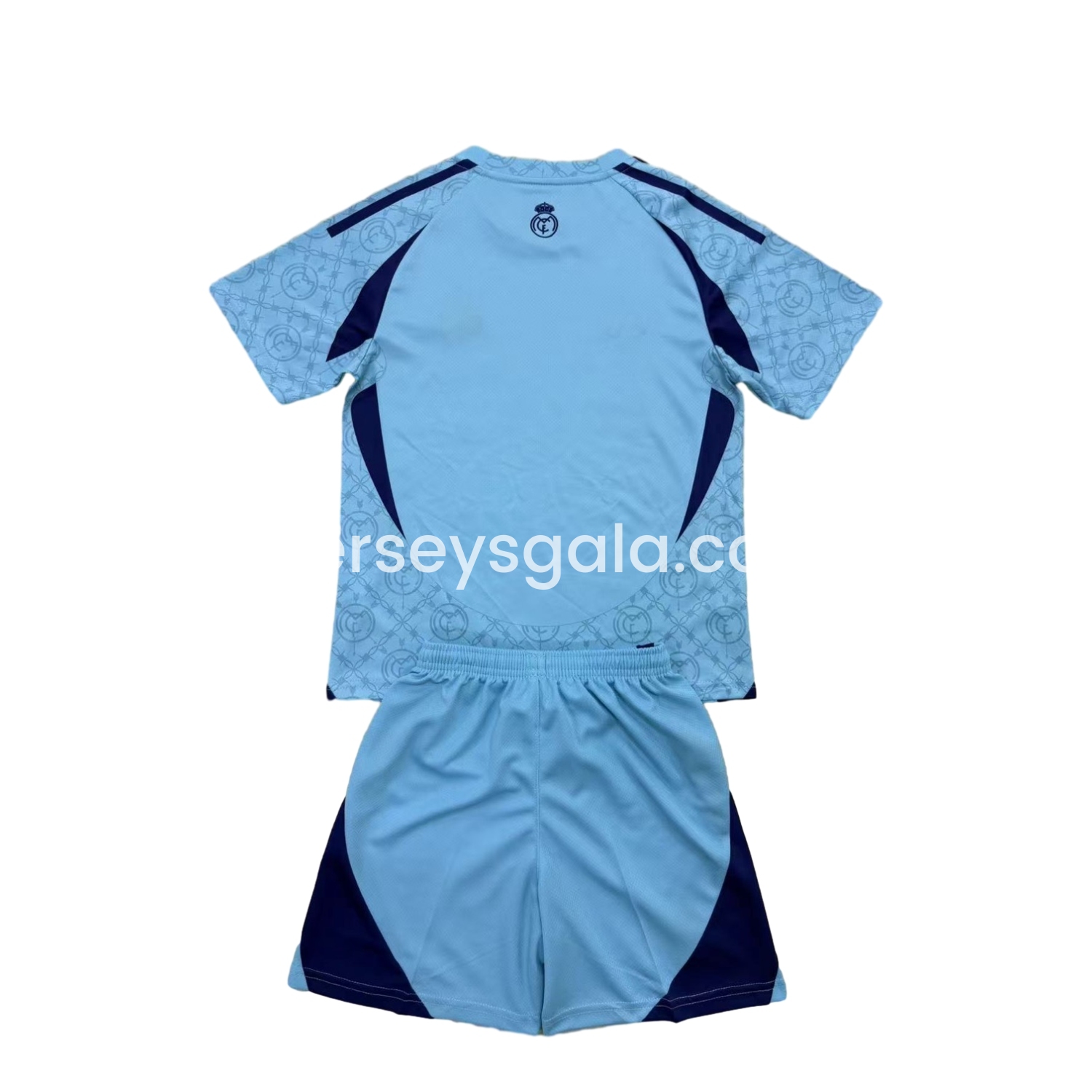 JerseysGala.com | Real Madrid 25-26 Blue Concept Kids Kit -Customize Name, Number and Patch | Worldwide Shipping