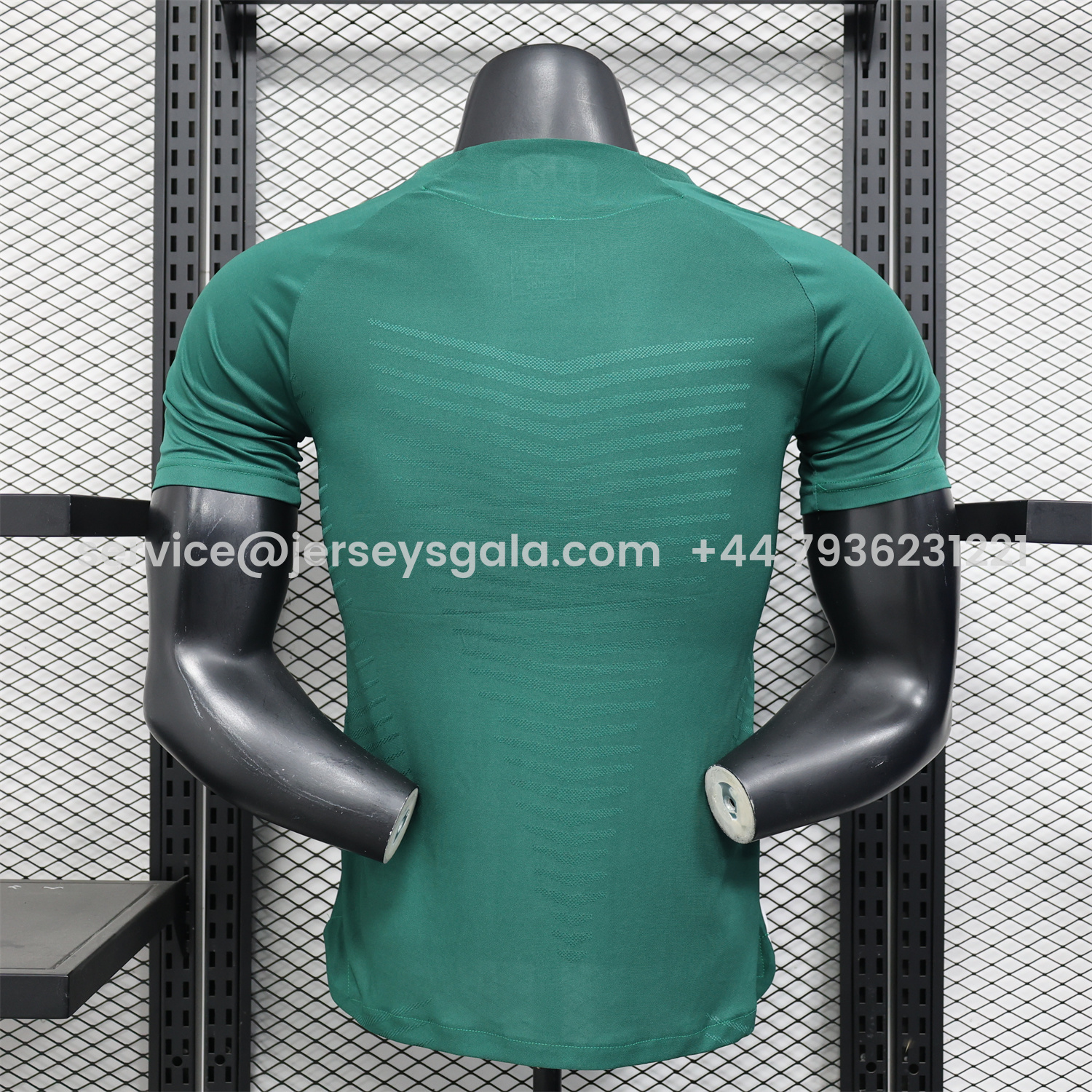 JerseysGala.com | Real Madrid 25-26 Green With White Lines Special Jersey - Player Version -Customize Name, Number and Patch | Worldwide Shipping