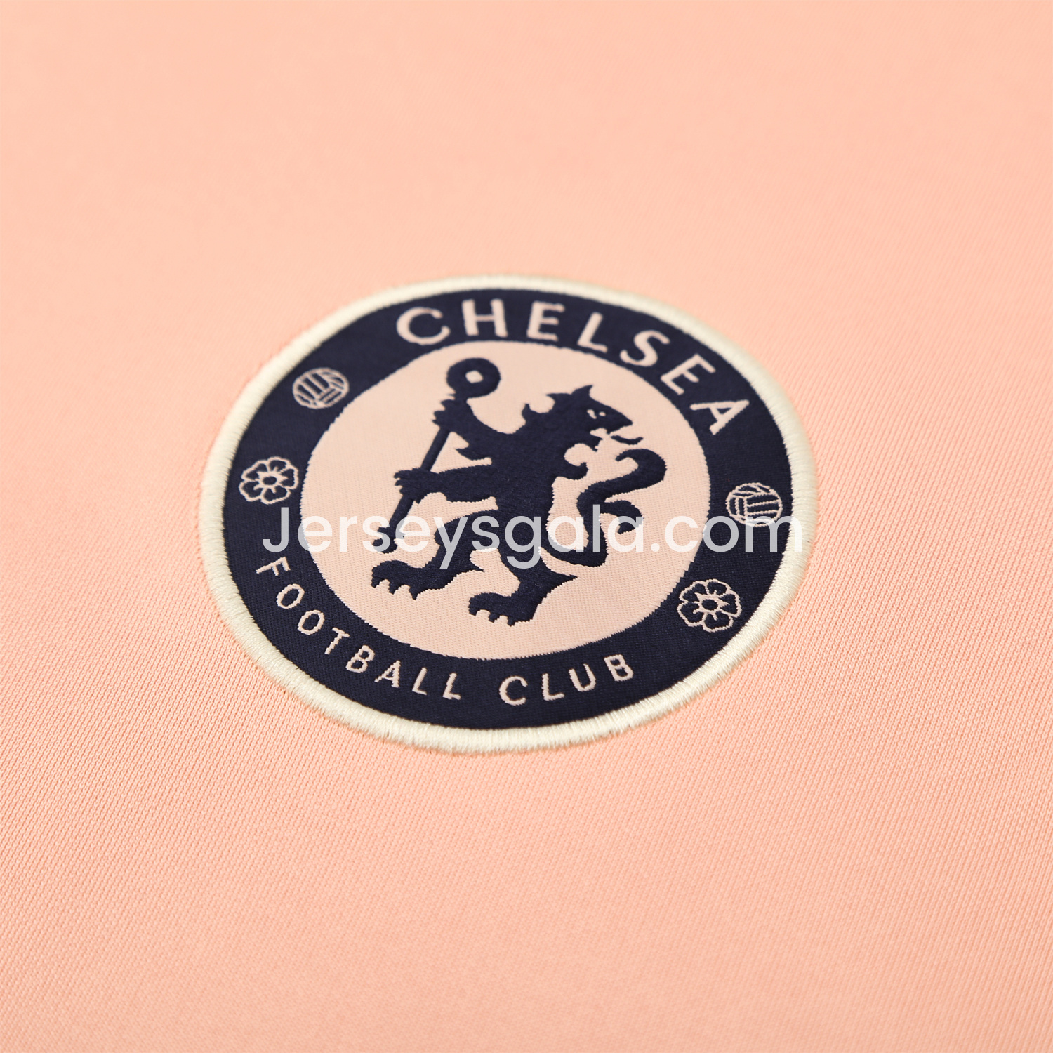 JerseysGala.com | C.H.E.L.S.E.A 25-26 Traning Hoodie Set - Pink With Royal Blue -Customize Name, Number and Patch | Worldwide Shipping