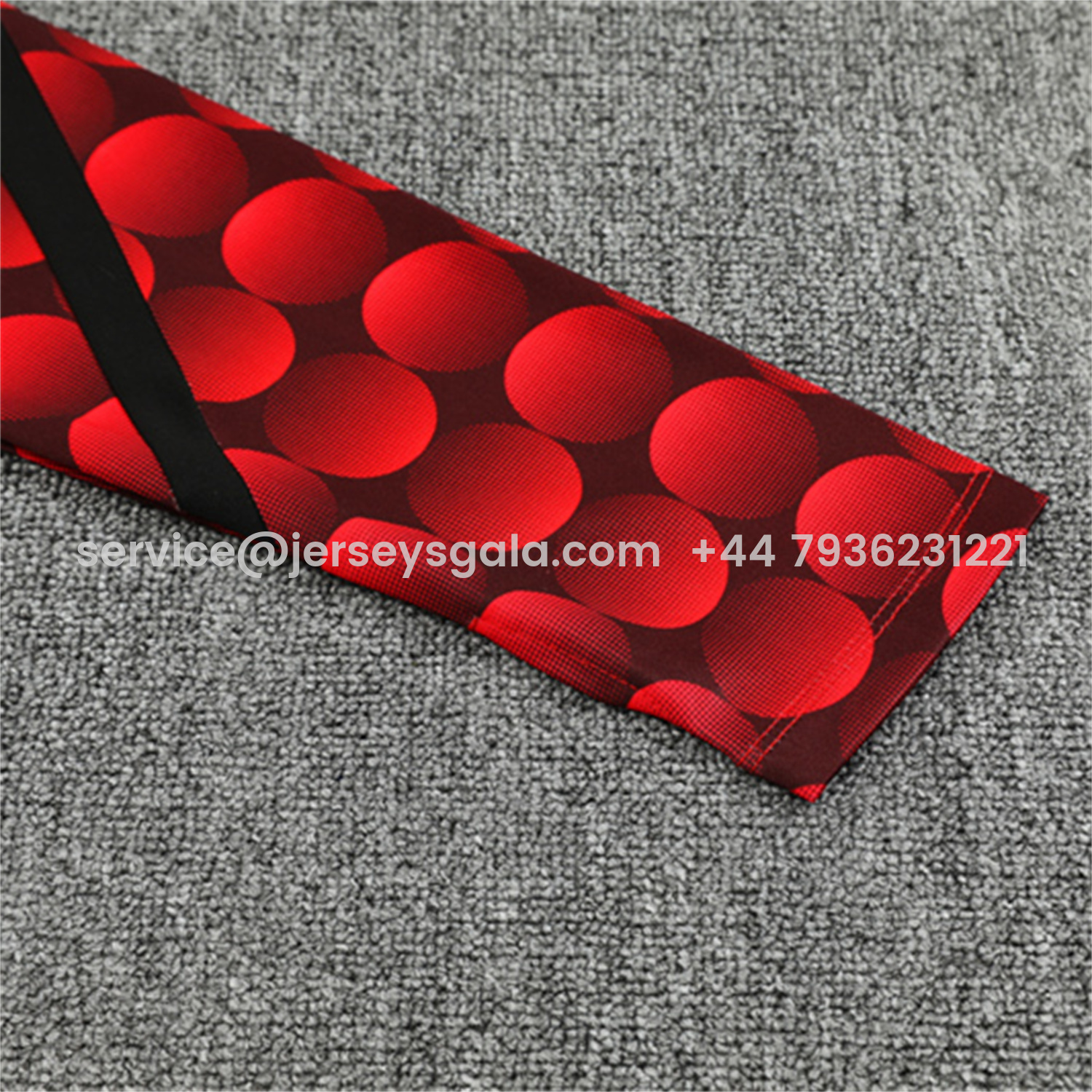 JerseysGala.com | Feyenoord 25-26 Kids Long Sleeve Training Set - Red Top & Black Pants -Customize Name, Number and Patch | Worldwide Shipping