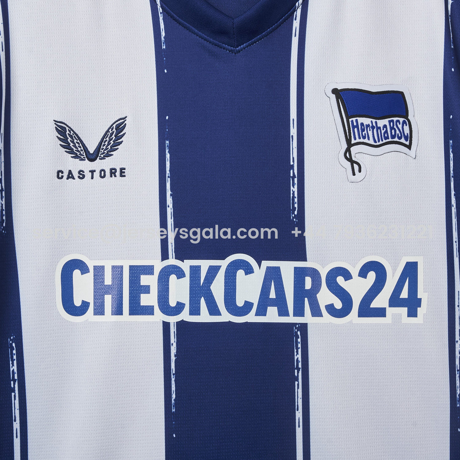 JerseysGala.com | Hertha BSC 25-26 Home Jersey - Fans Version -Customize Name, Number and Patch | Worldwide Shipping