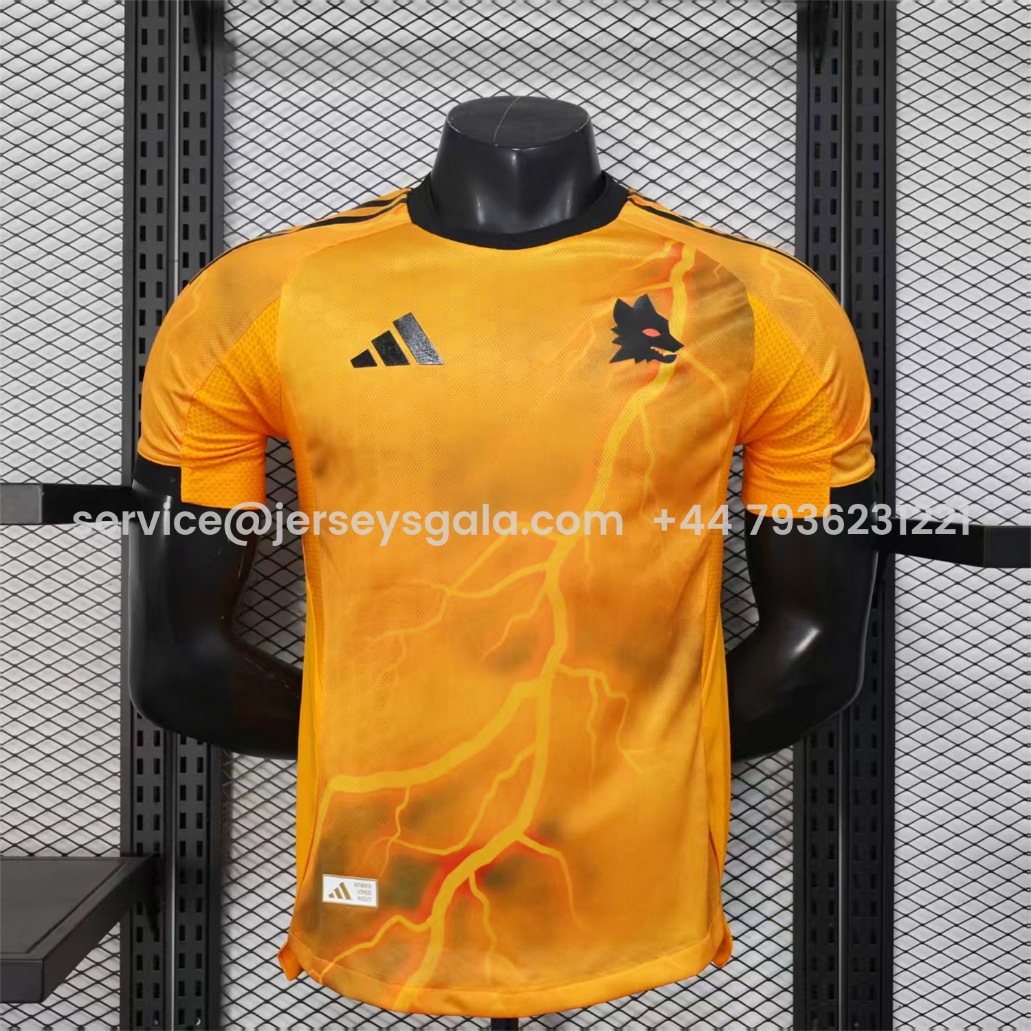JerseysGala.com | AS Roma 25-26 Away Unsponsored Jersey - Player Version -Customize Name, Number and Patch | Worldwide Shipping