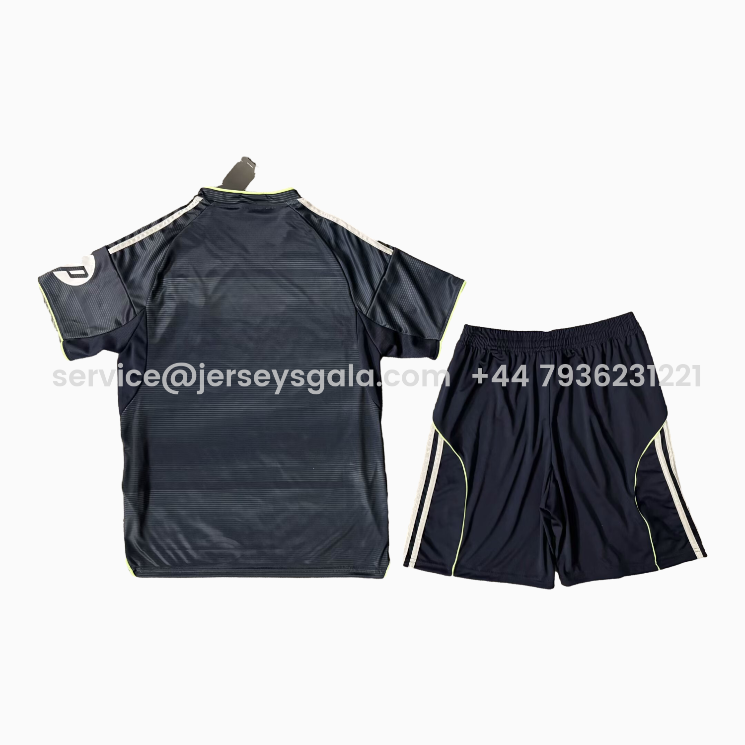 JerseysGala.com | Real Madrid 25-26 Away Men's Adult Jersey Set - Fans Version -Customize Name, Number and Patch | Worldwide Shipping