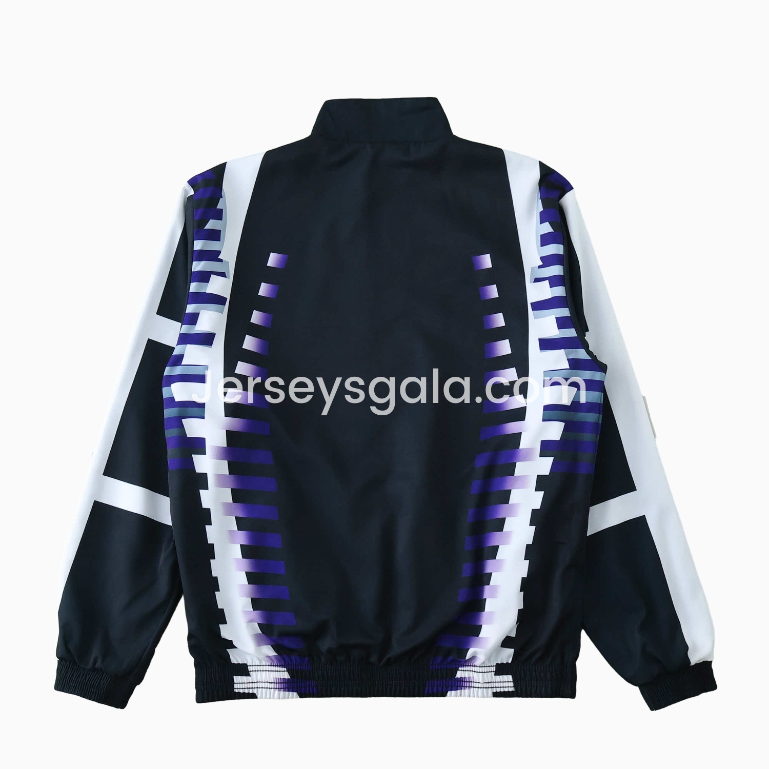 JerseysGala.com | Retro Real Madrid 1997-98 Third Double Sided Reversible Windbreaker - Black & Blue -Customize Name, Number and Patch | Worldwide Shipping