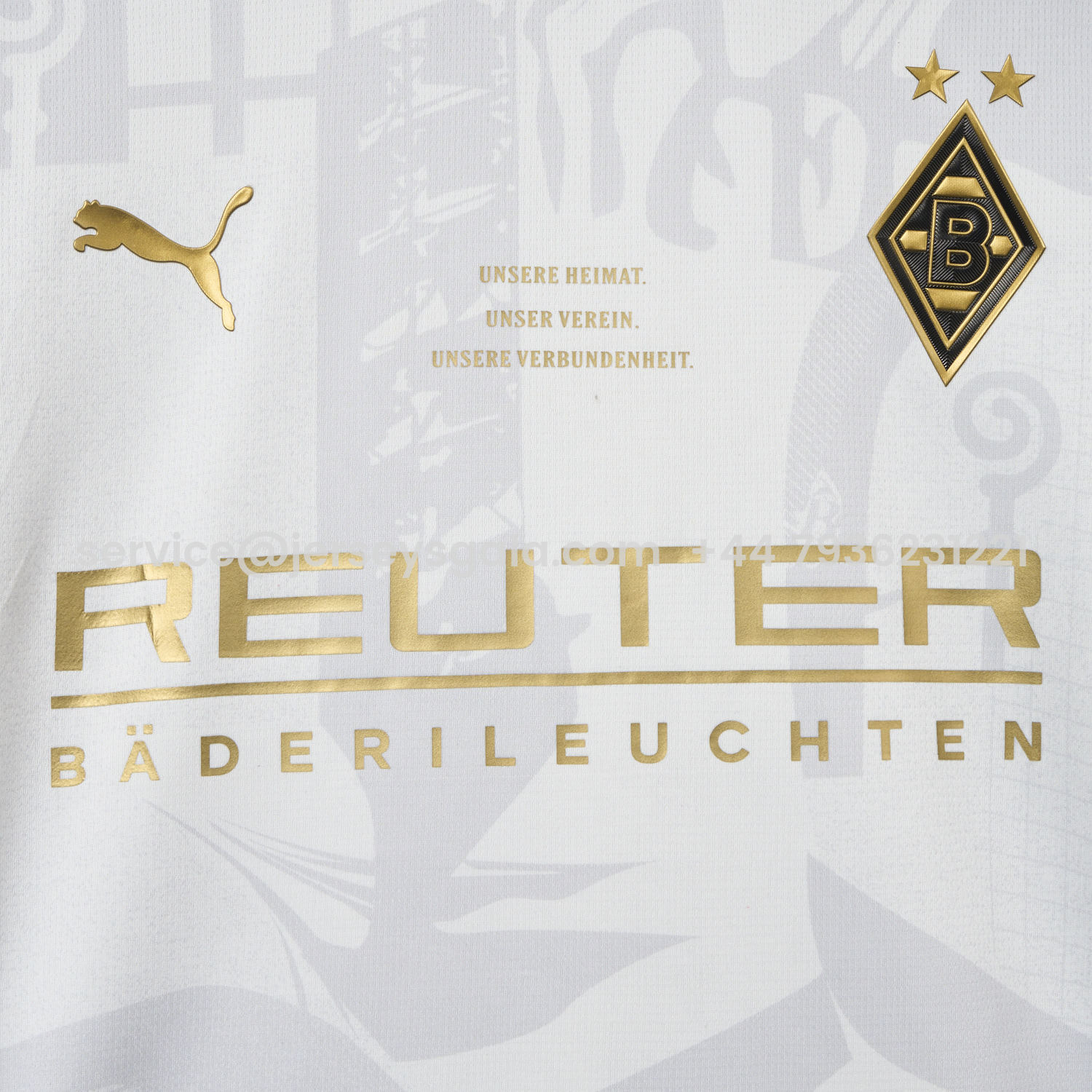 JerseysGala.com | Borussia Mönchengladbach 25-26 125-Year Anniversary Jersey - Fans Version -Customize Name, Number and Patch | Worldwide Shipping