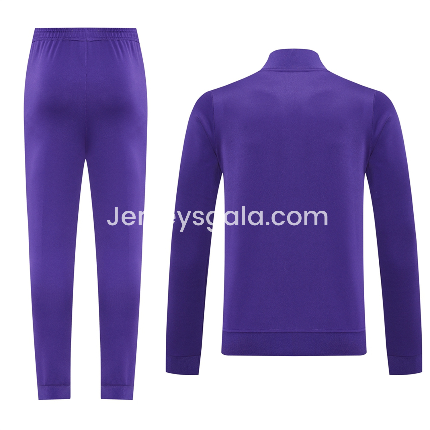 JerseysGala.com | Real Madrid 25-26 Purple Terrace Icon Jacket Training Tracksuit - Purple Jackets & Pants -Customize Name, Number and Patch | Worldwide Shipping