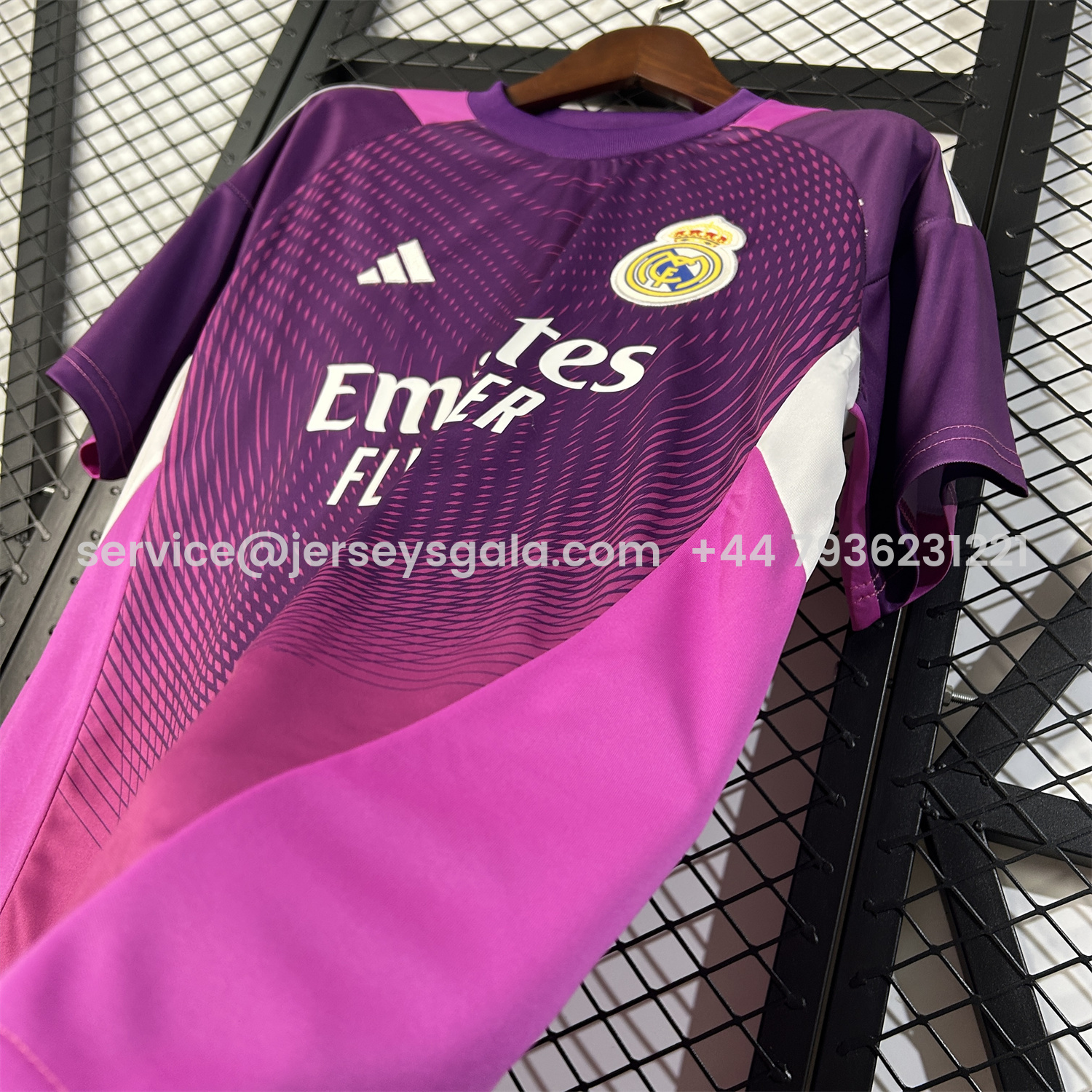 JerseysGala.com | Real Madrid 25-26 Purple Goalkeeper Jersey - Fans Version -Customize Name, Number and Patch | Worldwide Shipping