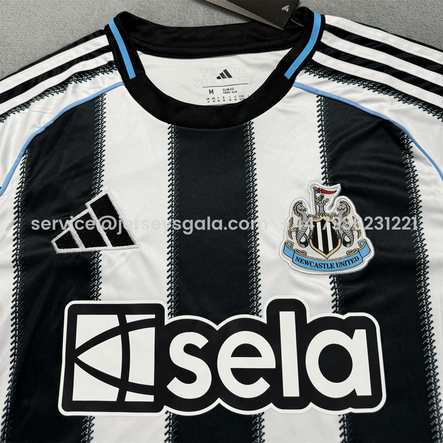 JerseysGala.com | Newcastle United 25-26 Home Jersey - Fans Version -Customize Name, Number and Patch | Worldwide Shipping
