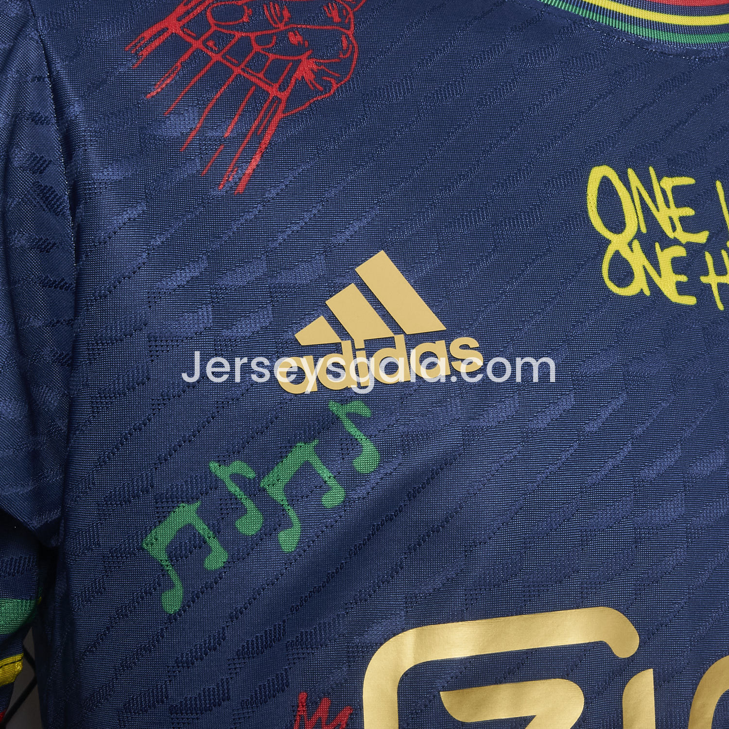 JerseysGala.com | Ajax x B-O-B Marly 2025-26 40th Blue Special Edition Jersey - Player Version -Customize Name, Number and Patch | Worldwide Shipping