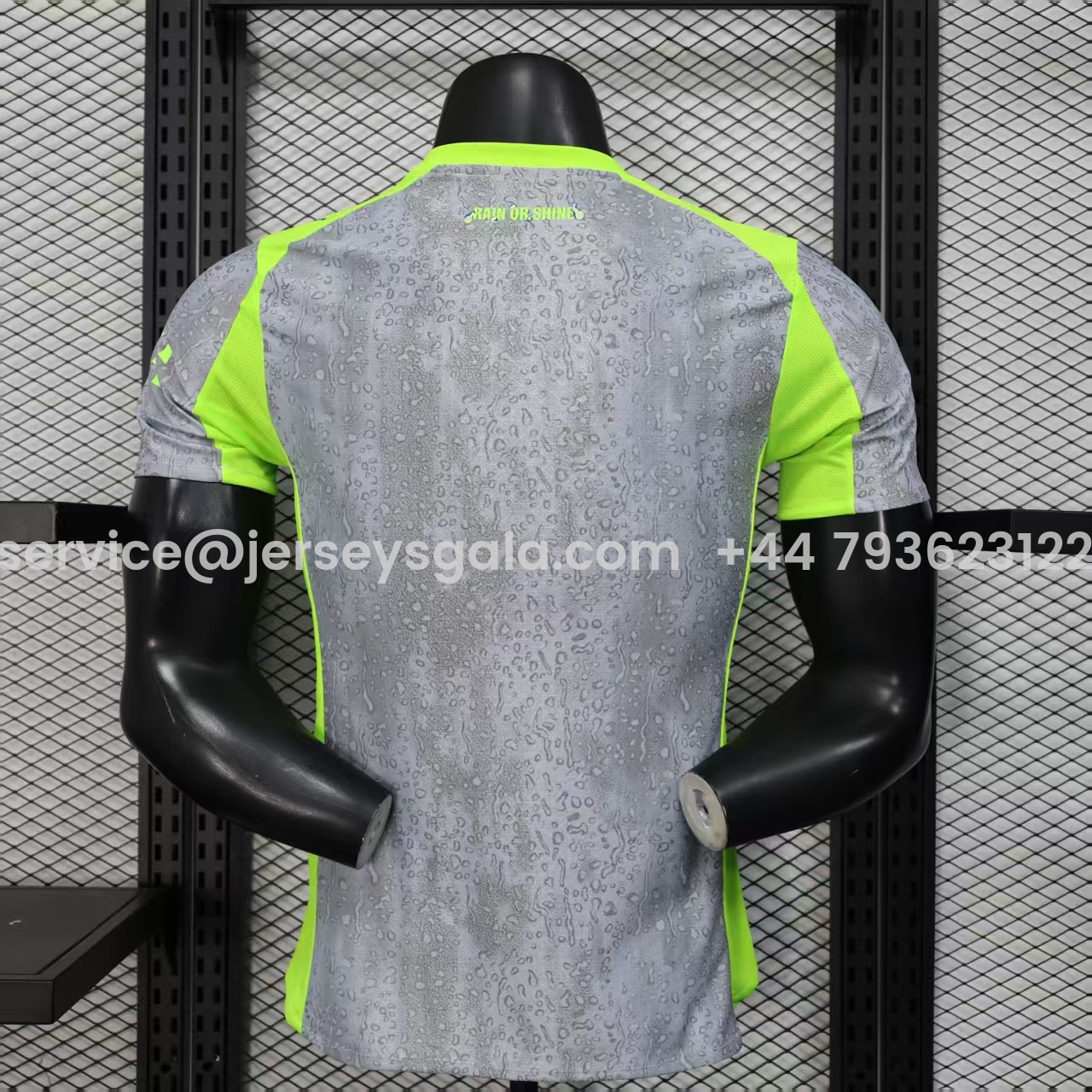 JerseysGala.com | Manchester City 25-26 Third Grey Green Jersey - Player Version -Customize Name, Number and Patch | Worldwide Shipping
