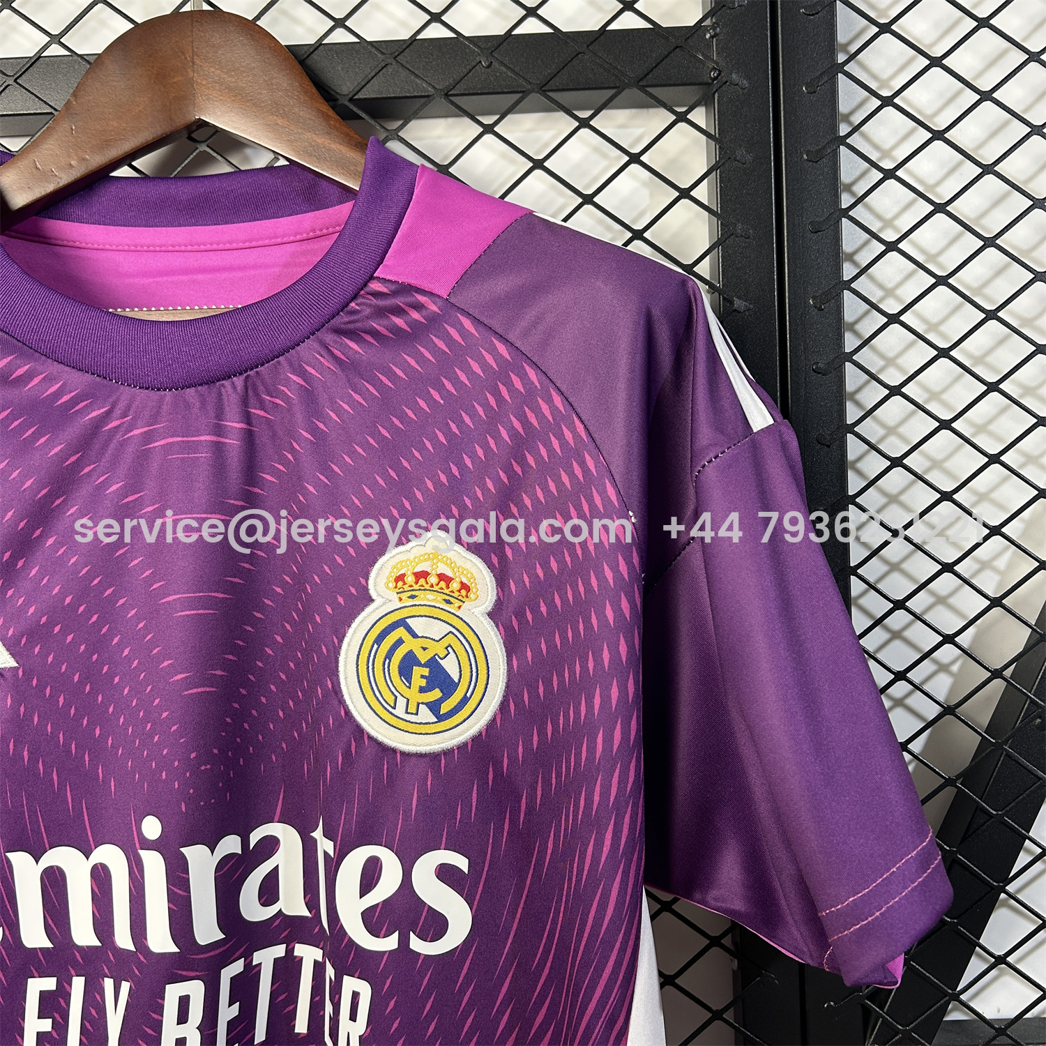 JerseysGala.com | Real Madrid 25-26 Purple Goalkeeper Jersey - Fans Version -Customize Name, Number and Patch | Worldwide Shipping
