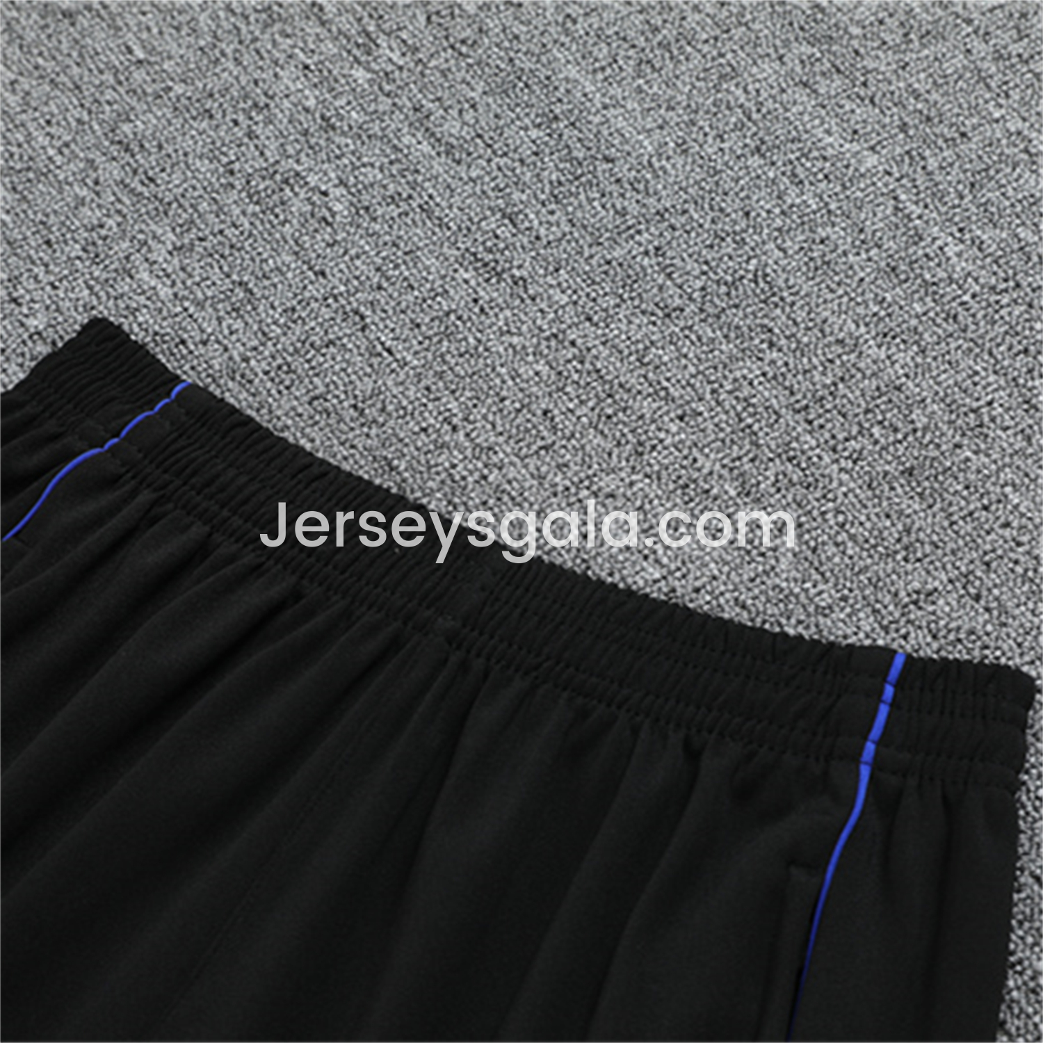 JerseysGala.com | Real Madrid 25-26 Long Sleeve Training Set - Yellow, White and Blue Camouflage Top and Black Pants -Customize Name, Number and Patch | Worldwide Shipping