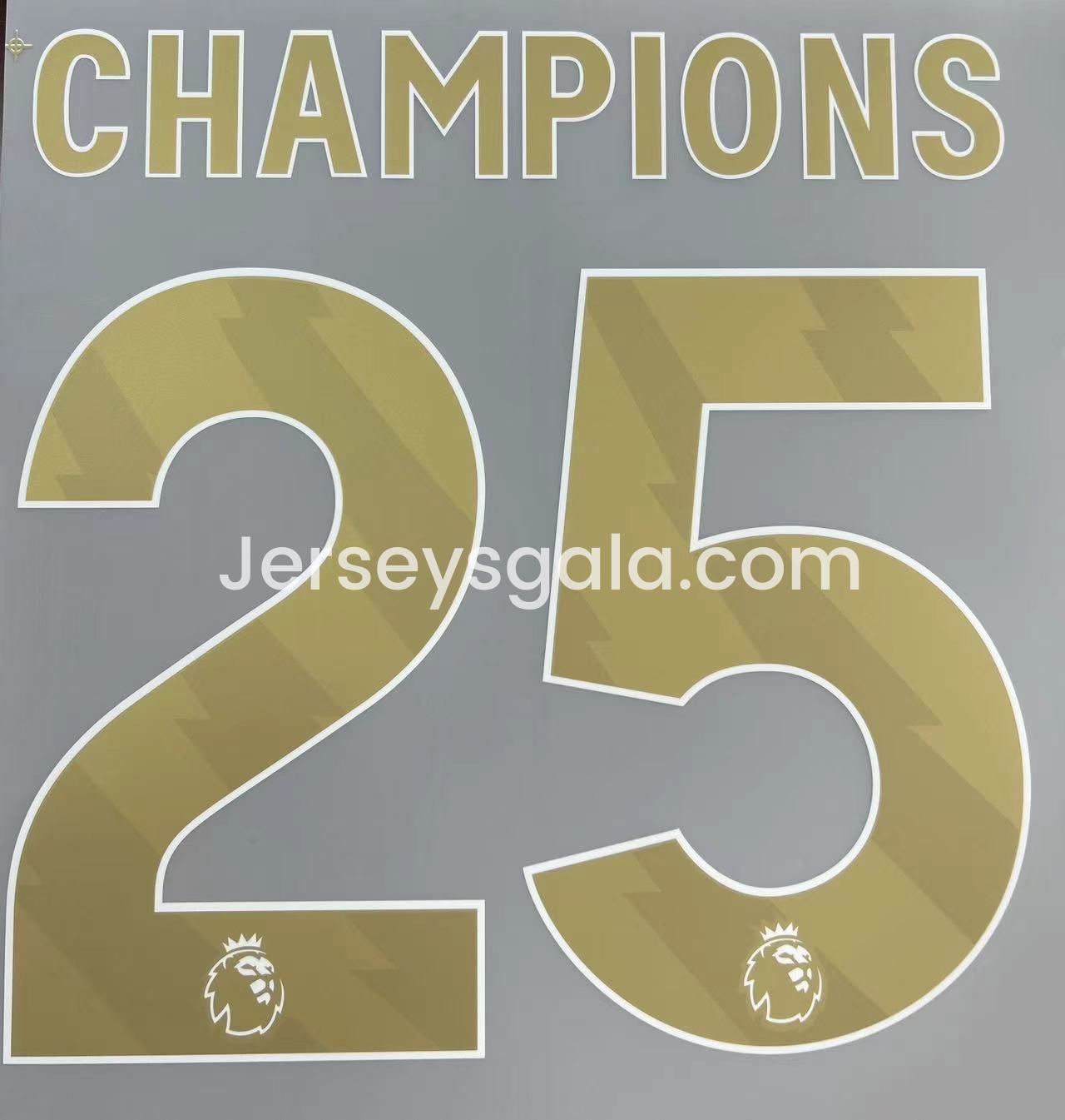 JerseysGala.com | Liver.pool 24-25 Home Jersey with Golden Champions Patch - Player Version -Customize Name, Number and Patch | Worldwide Shipping