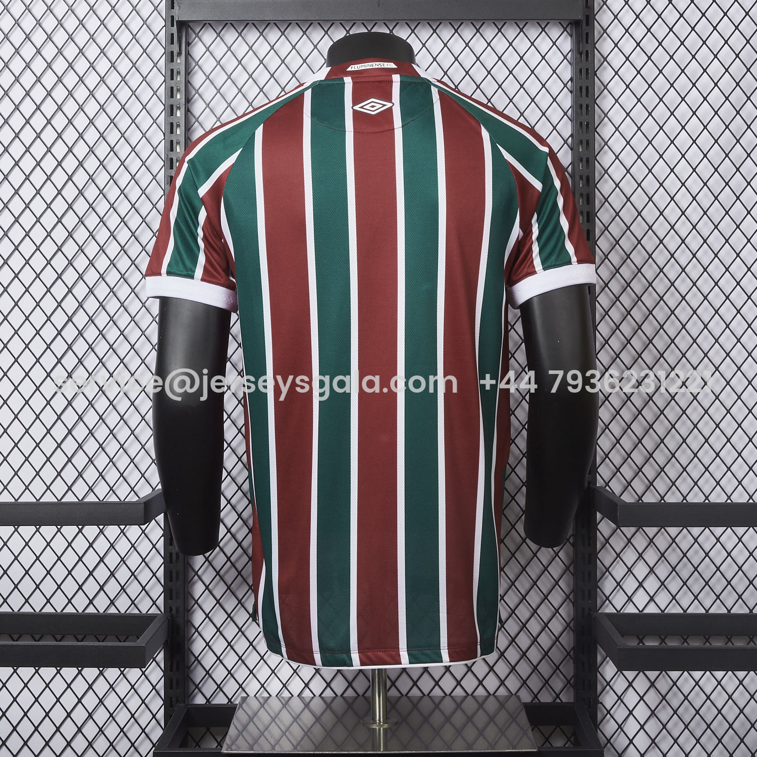 JerseysGala.com | Fluminense 25-26 Home Jersey With Chest Sponsor - Player Version -Customize Name, Number and Patch | Worldwide Shipping