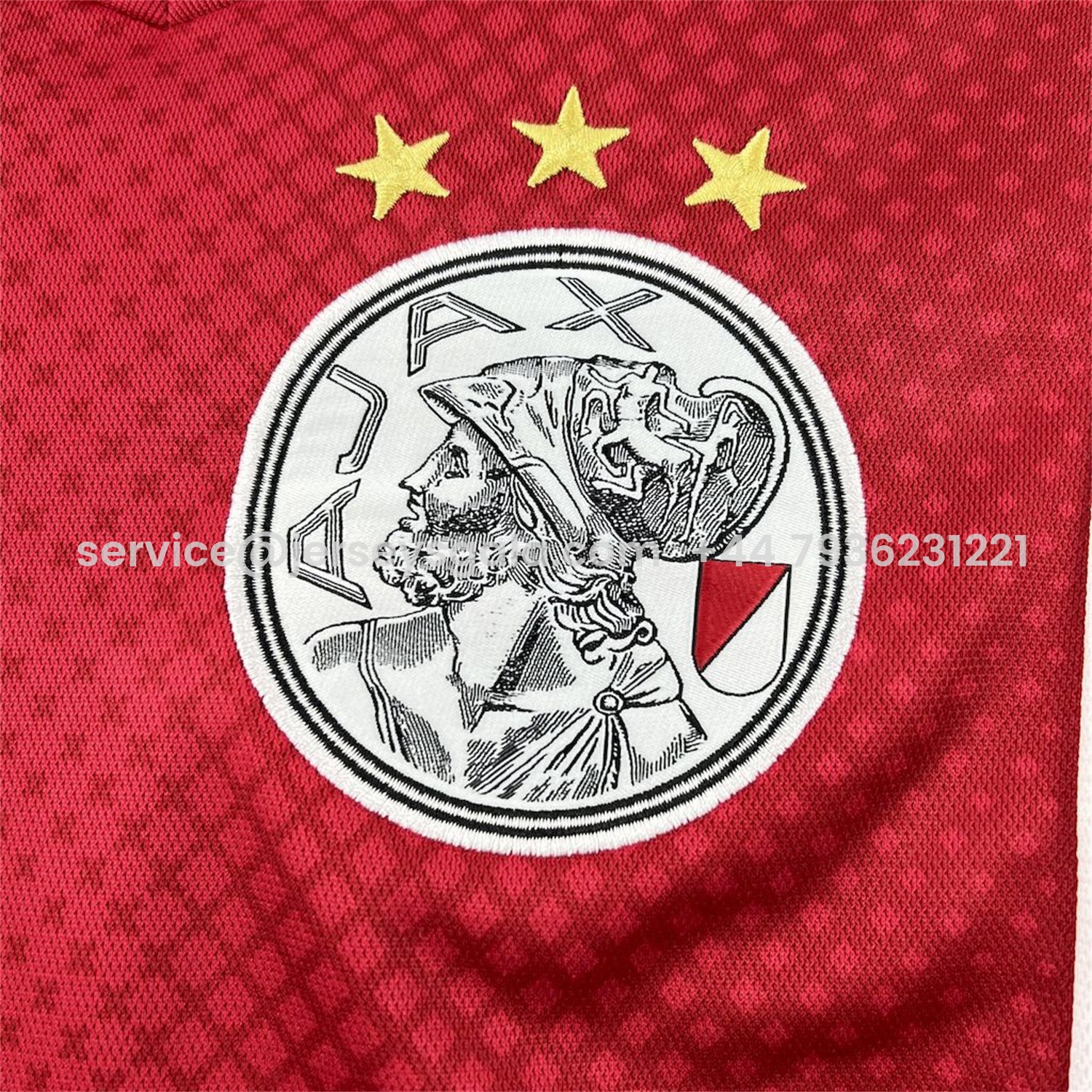 JerseysGala.com | Ajax 25-26 Home Jersey - Fans Version -Customize Name, Number and Patch | Worldwide Shipping