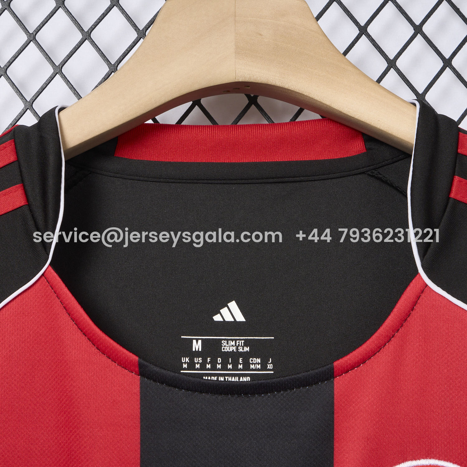 JerseysGala.com | Frankfurt 25-26 Home Red Jersey - Fans Version -Customize Name, Number and Patch | Worldwide Shipping