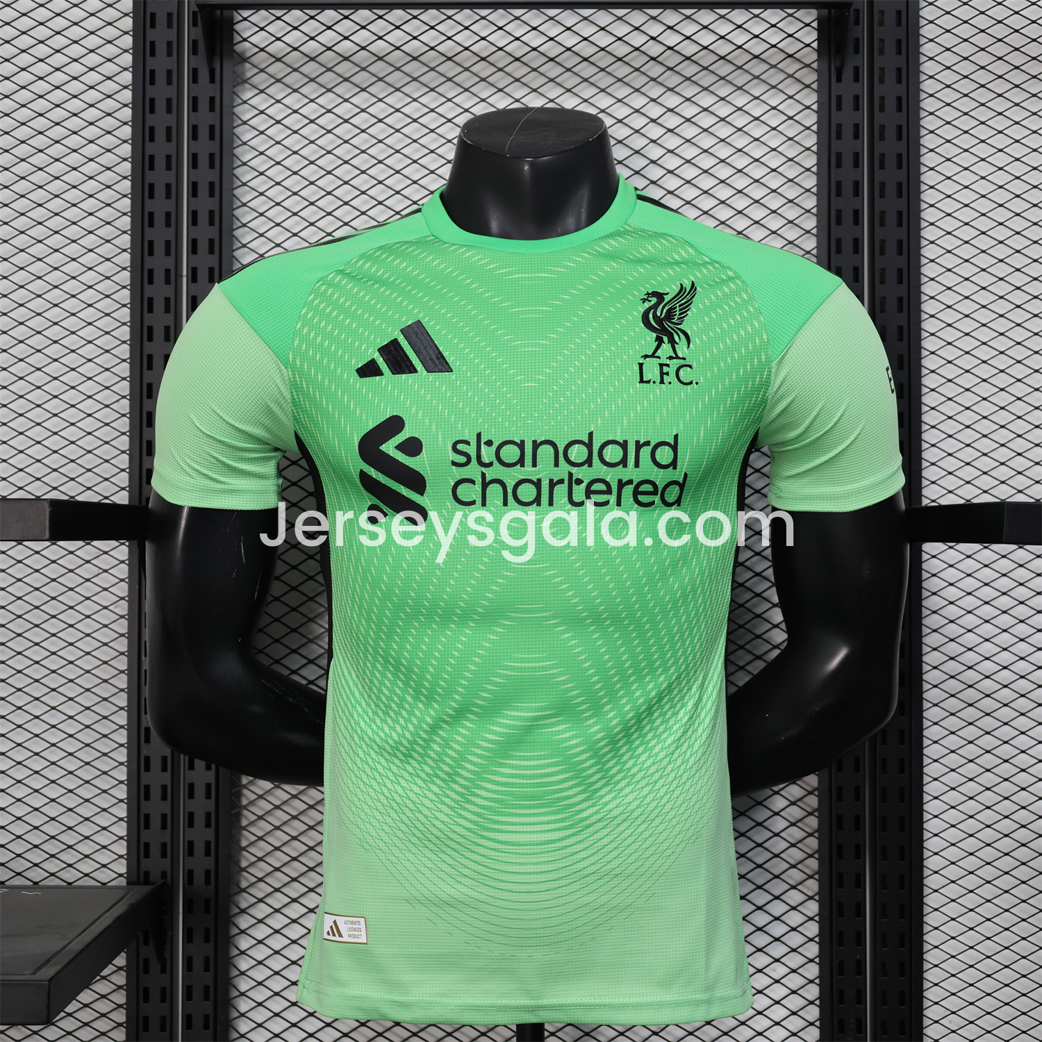JerseysGala.com | Liver.pool 25-26 Green Goalkeeper Jersey - Player Version -Customize Name, Number and Patch | Worldwide Shipping