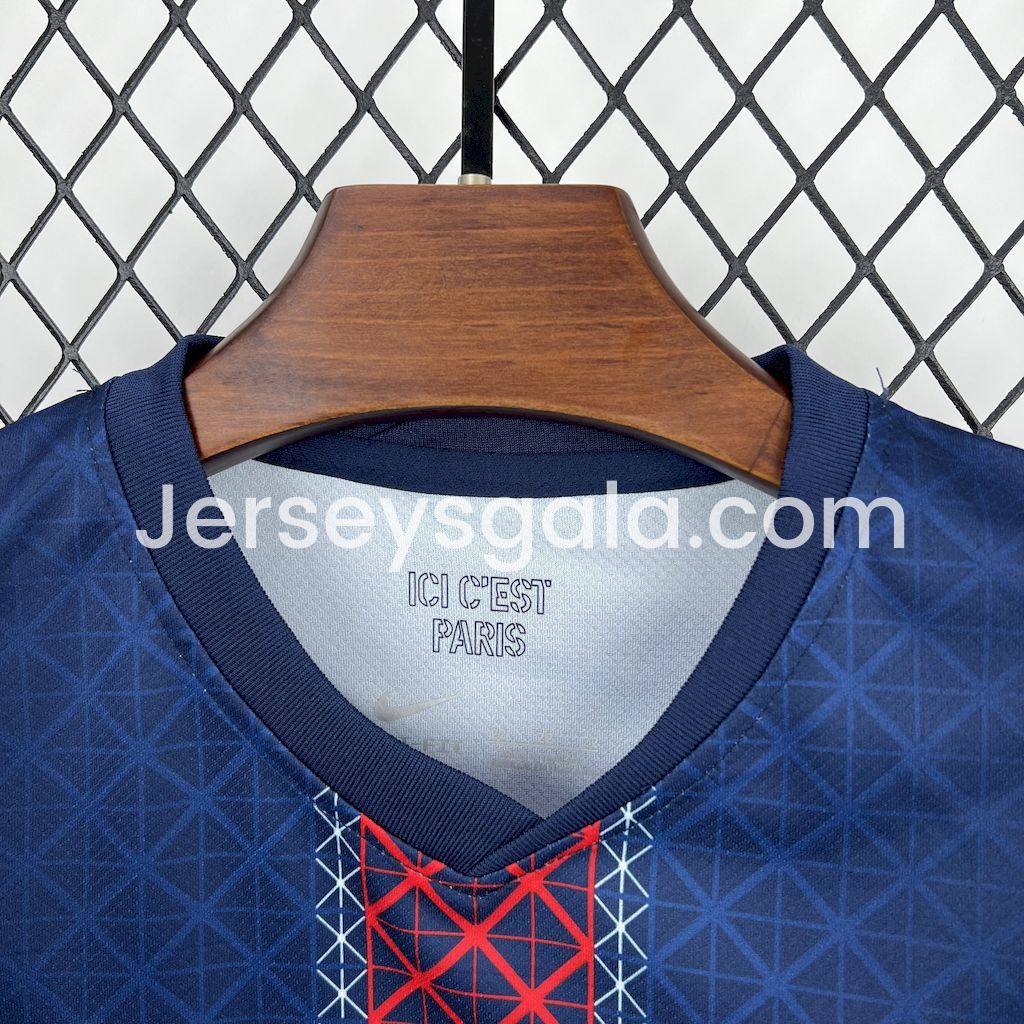JerseysGala.com | Paris Saint-Germain PSG 25-26 Home Kids Kit -Customize Name, Number and Patch | Worldwide Shipping