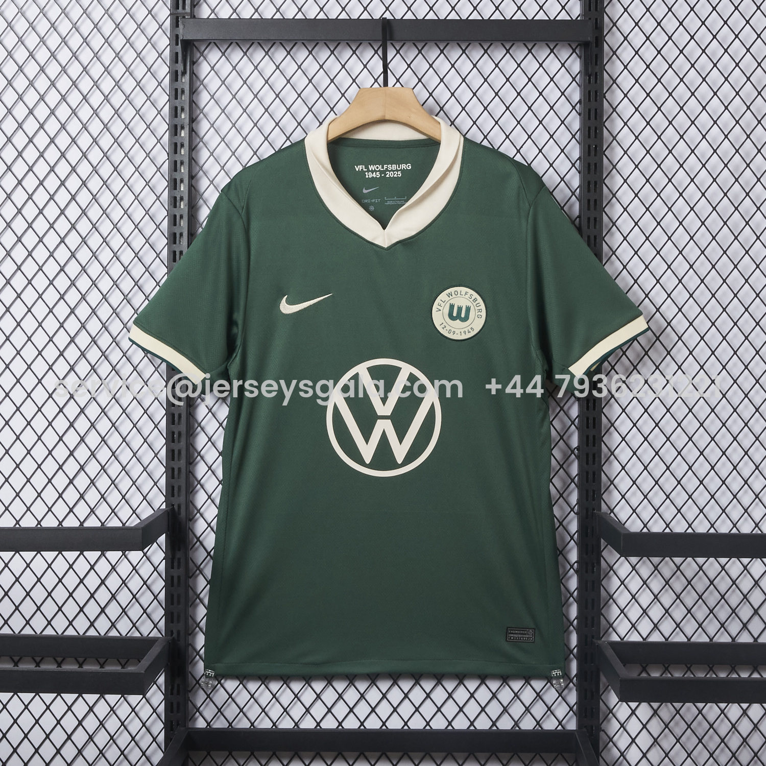 JerseysGala.com | Wolfsburg 25-26 80th Anniversary Special Jersey - Fans Version -Customize Name, Number and Patch | Worldwide Shipping